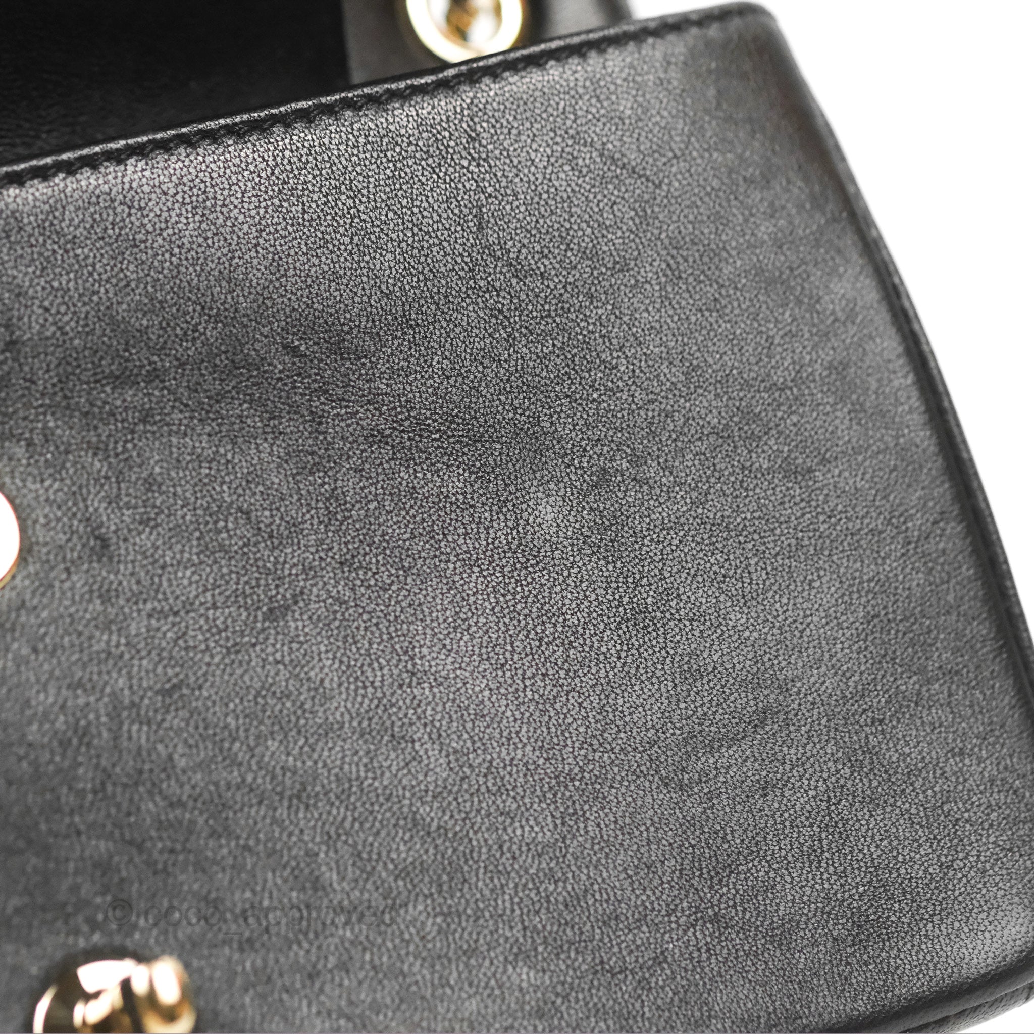 Chanel Chevron Mademoiselle Flap Bag Black Sheepskin Leather with Gold Hardware - Luxury Crossbody Purse for Women, Perfect for Date Night & Evening Events