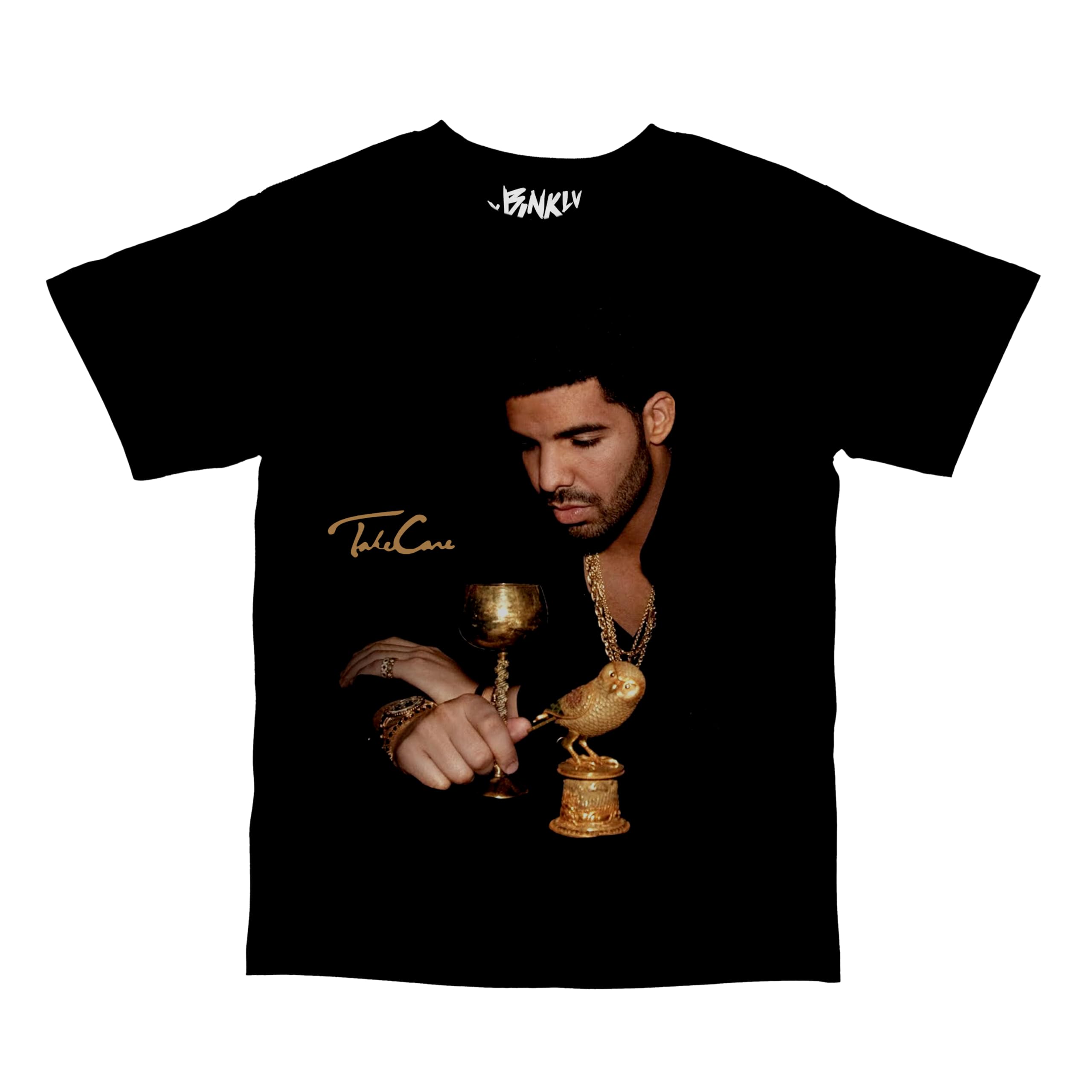 Drake Take Care Album Cover Inspired Unisex Short Sleeve T-Shirt - Black | Hip Hop Music Fan Gift, Streetwear Fashion, Casual Outfit