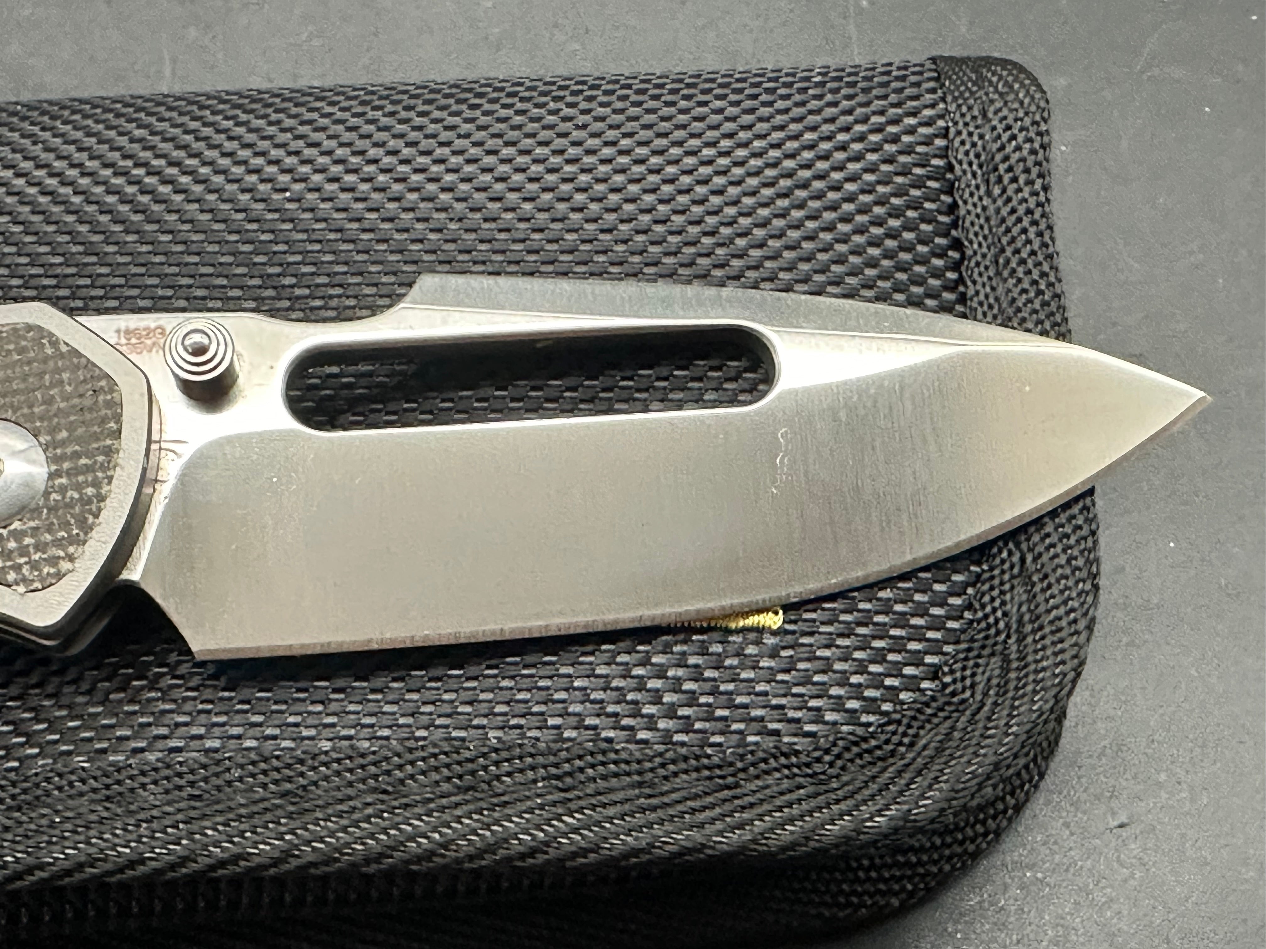ARTISAN CUTLERY BOA Folding Knife - Titanium Handle with OD Green Inlay & S35VN Blade Steel (Model 1862G ODG) | EDC, Outdoor Survival, Camping, Hunting Gear