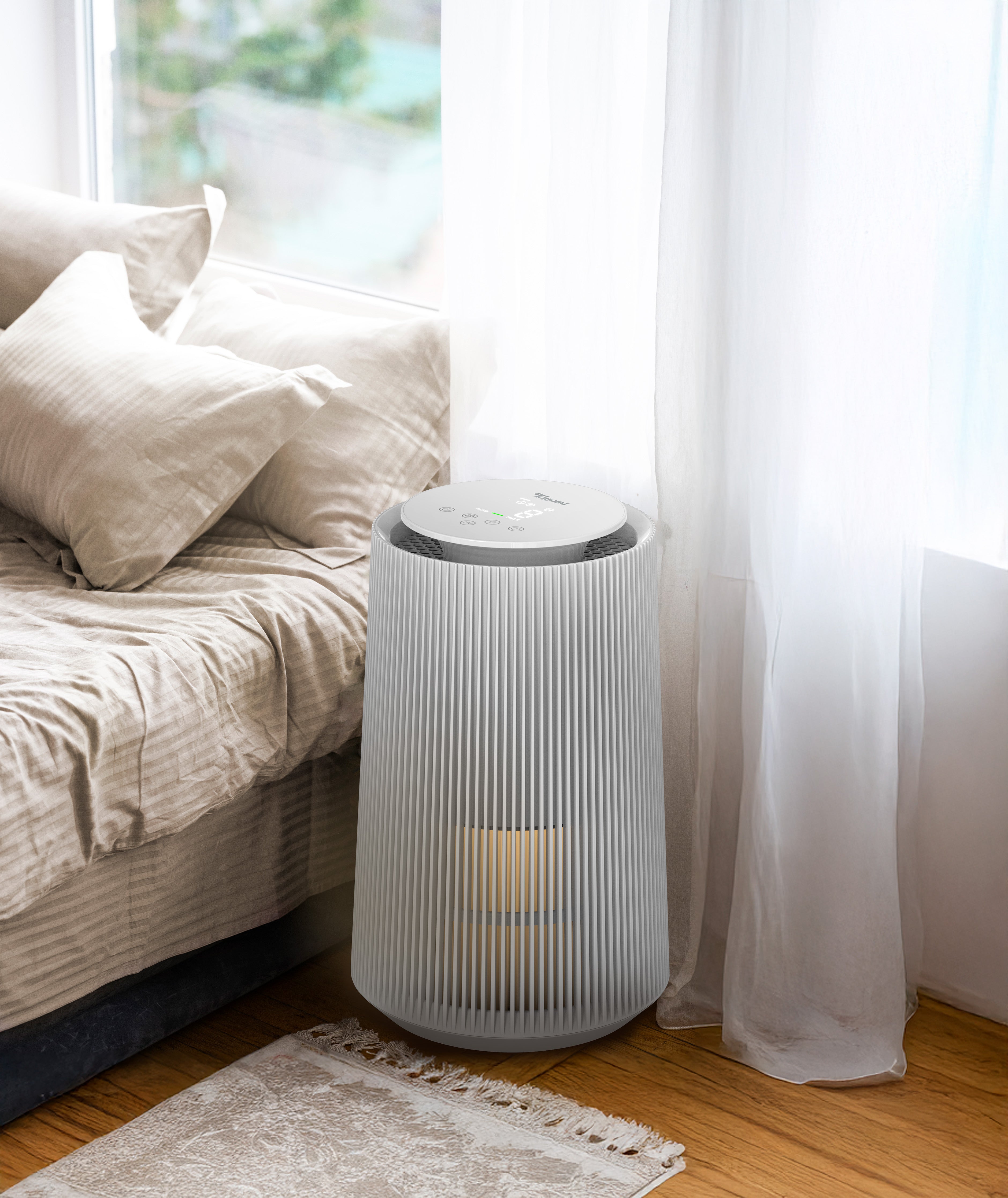 2-Pack TOYOMI HaloGuard HEPA UV Air Purifier AP 7000IT Bundle - Powerful Air Cleaner for Home, Office & Bedroom - Removes Allergens, Dust & Odors with HEPA Filter & UV Sanitizer