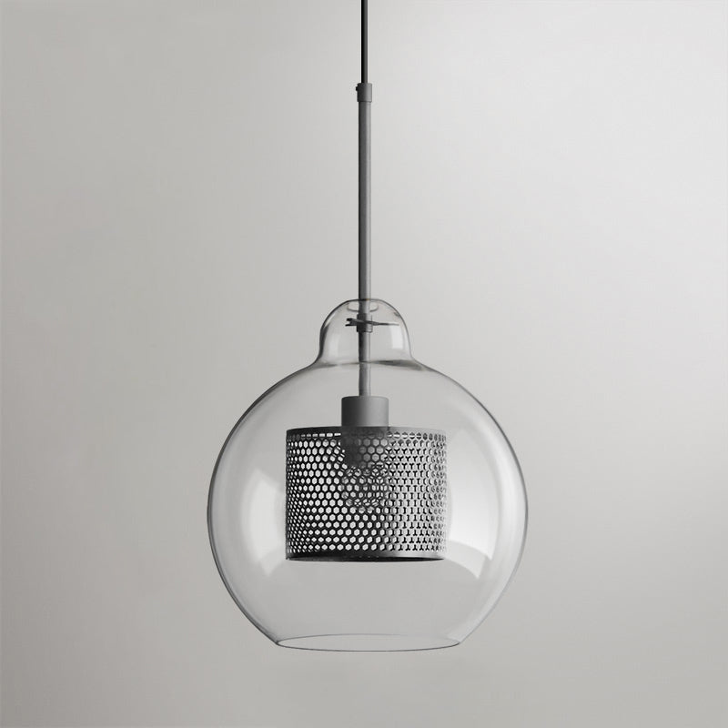 Chiswick Glass Pendant Light - Modern Hanging Ceiling Lamp for Kitchen Island, Dining Room & Bedroom Lighting