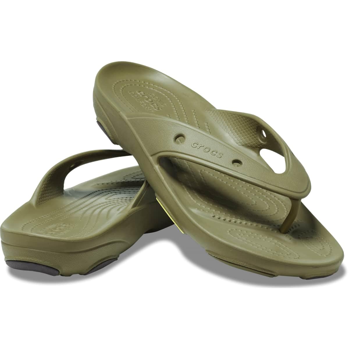 Crocs Unisex-Adult All-Terrain Flip Flops - Comfortable Waterproof Sandals for Men & Women - Perfect for Beach, Pool, Travel & Outdoor Adventures