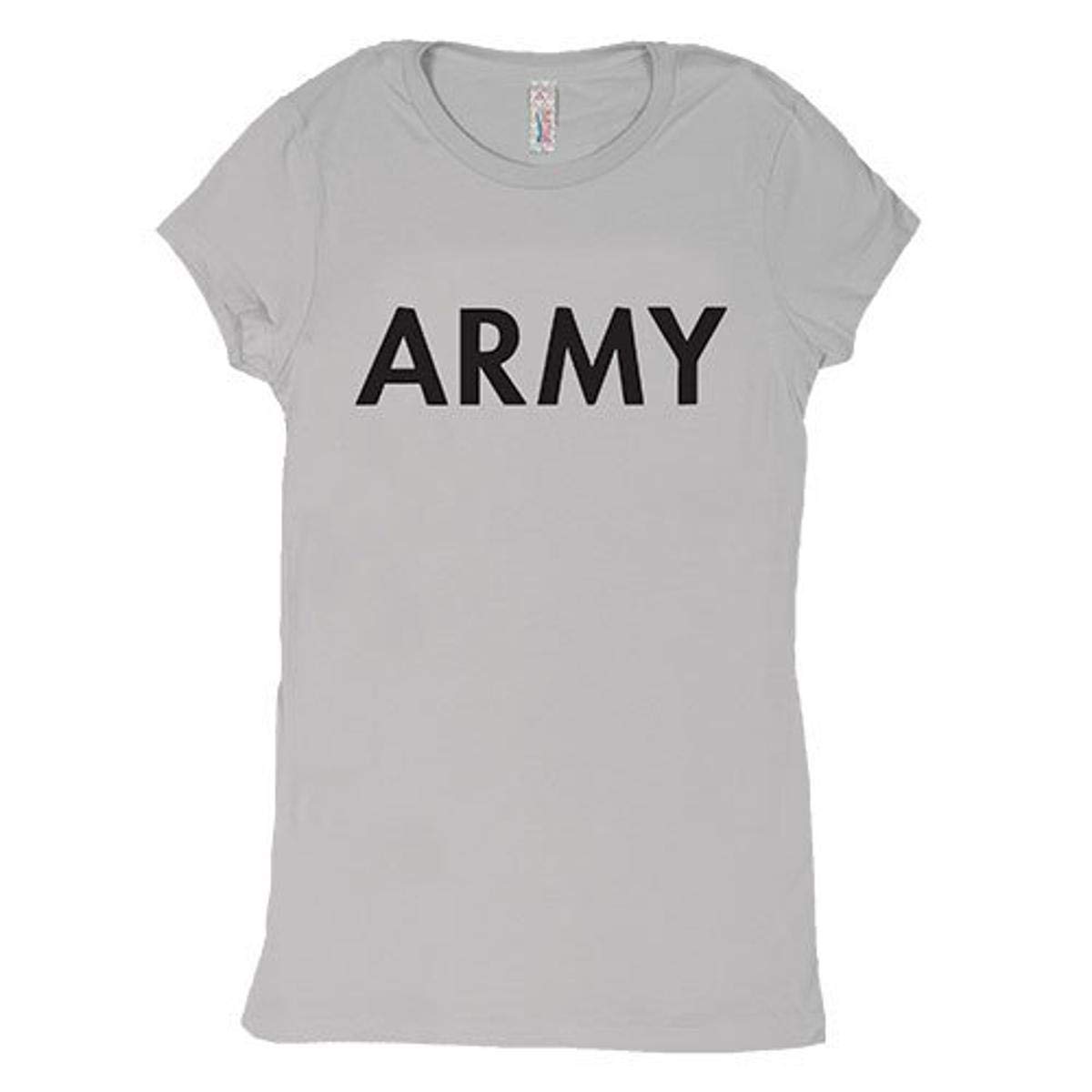Fox Outdoor Products Women's Army Cotton T-Shirt - Comfortable Military Style Tee for Outdoor Activities, Hiking & Casual Wear