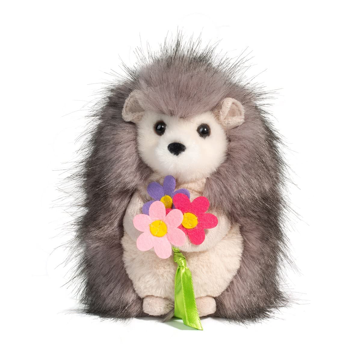 Douglas Sally Hedgehog with Flowers - Adorable Floral Hedgehog Plush Toy for Kids & Collectors | Perfect for Gifts, Nursery Decor, and Cuddling