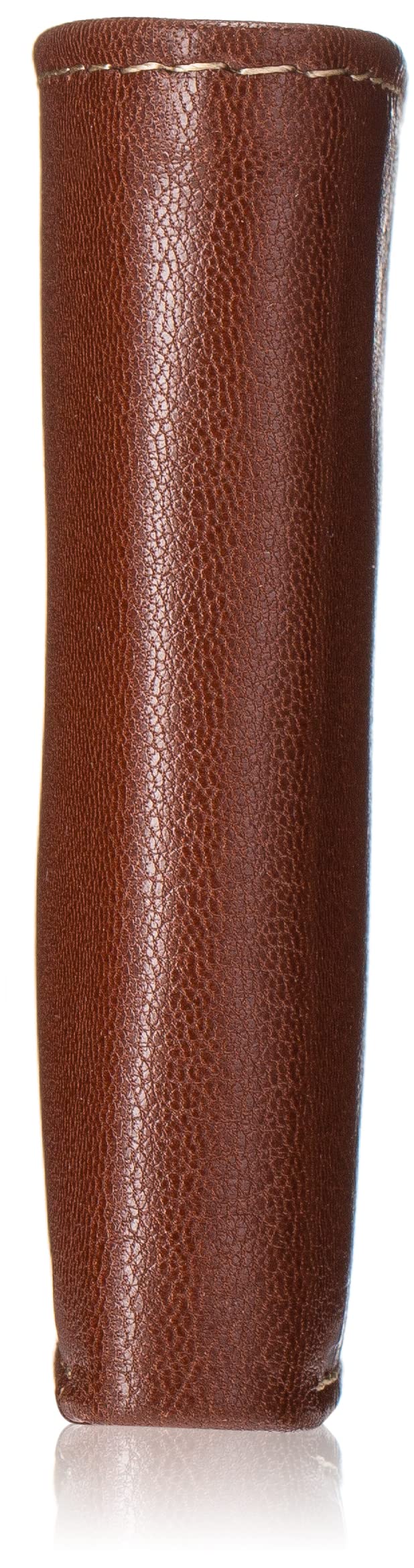 Timberland Men's Genuine Leather Trifold Wallet with RFID Protection - Cognac Brown (Hudson) | Slim Bifold Wallet for Men | Perfect for Everyday Use, Travel & Business