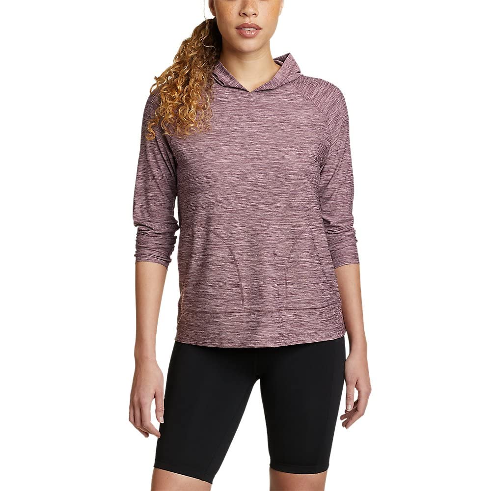 Eddie Bauer Women's Compass Essentials Long-Sleeve Hoodie - Lightweight Fleece Pullover for Hiking, Camping & Outdoor Activities | Comfortable Casual Wear for Fall & Winter