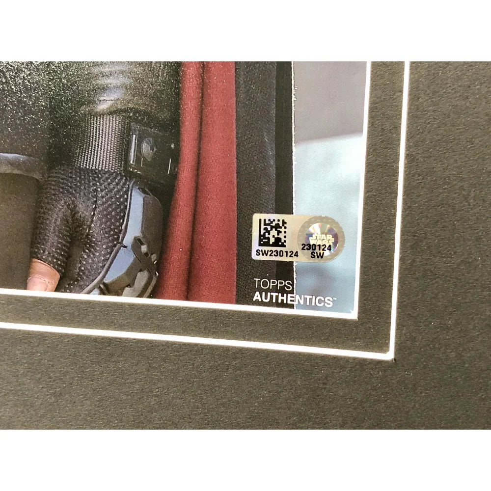 Giancarlo Esposito Autographed Star Wars The Mandalorian 11x14 Photo Framed with Topps COA - Moff Gideon Collectible Memorabilia for Fans and Display