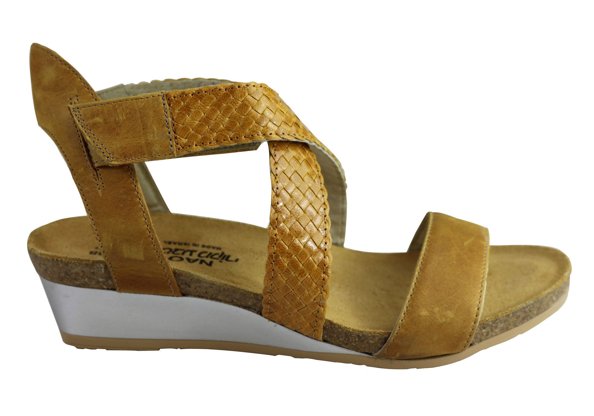 Naot Cupid Women's Leather Comfort Cushioned Supportive Wedge Sandals - Stylish & Orthopedic Footwear for Walking, Travel & Summer Outfits