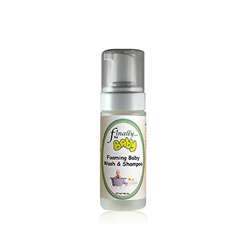 Finally Pure - Foaming Baby Wash & Shampoo - Gentle & Tear-Free Formula - 6 fl oz (NEW LARGER SIZE) - Perfect for Newborns & Sensitive Skin - Bath Time & Daily Hygiene Essential