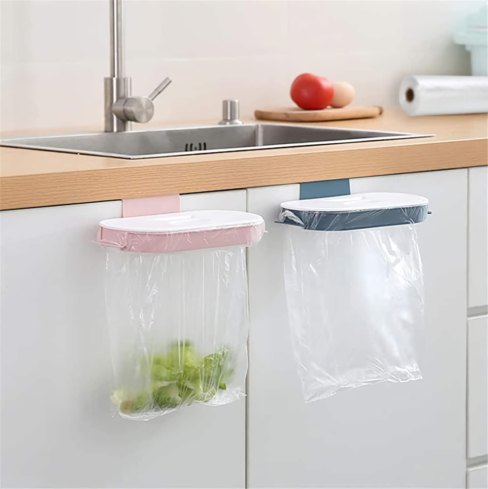 OausTect 14x20 Inch Plastic Produce Bags Roll - 350 Large Food Storage Bags for Bread, Fruits & Vegetables - 6 Rolls - Perfect for Grocery Shopping, Meal Prep & Kitchen Organization