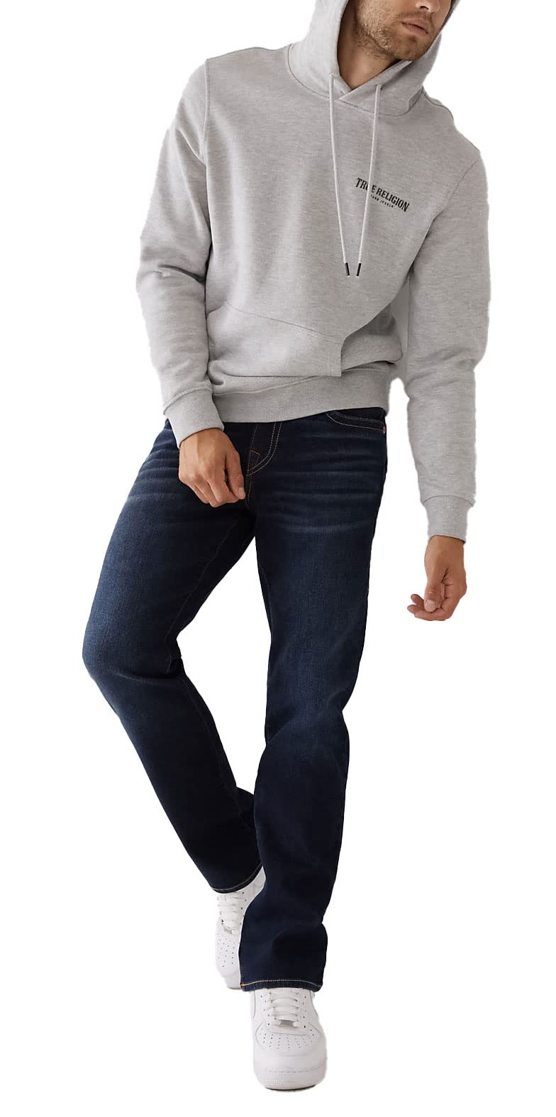 True Religion Men's Ricky Straight Leg Jeans - Classic Denim Pants for Casual Wear & Street Style | Perfect for Everyday Outfits, Dating & Night Out