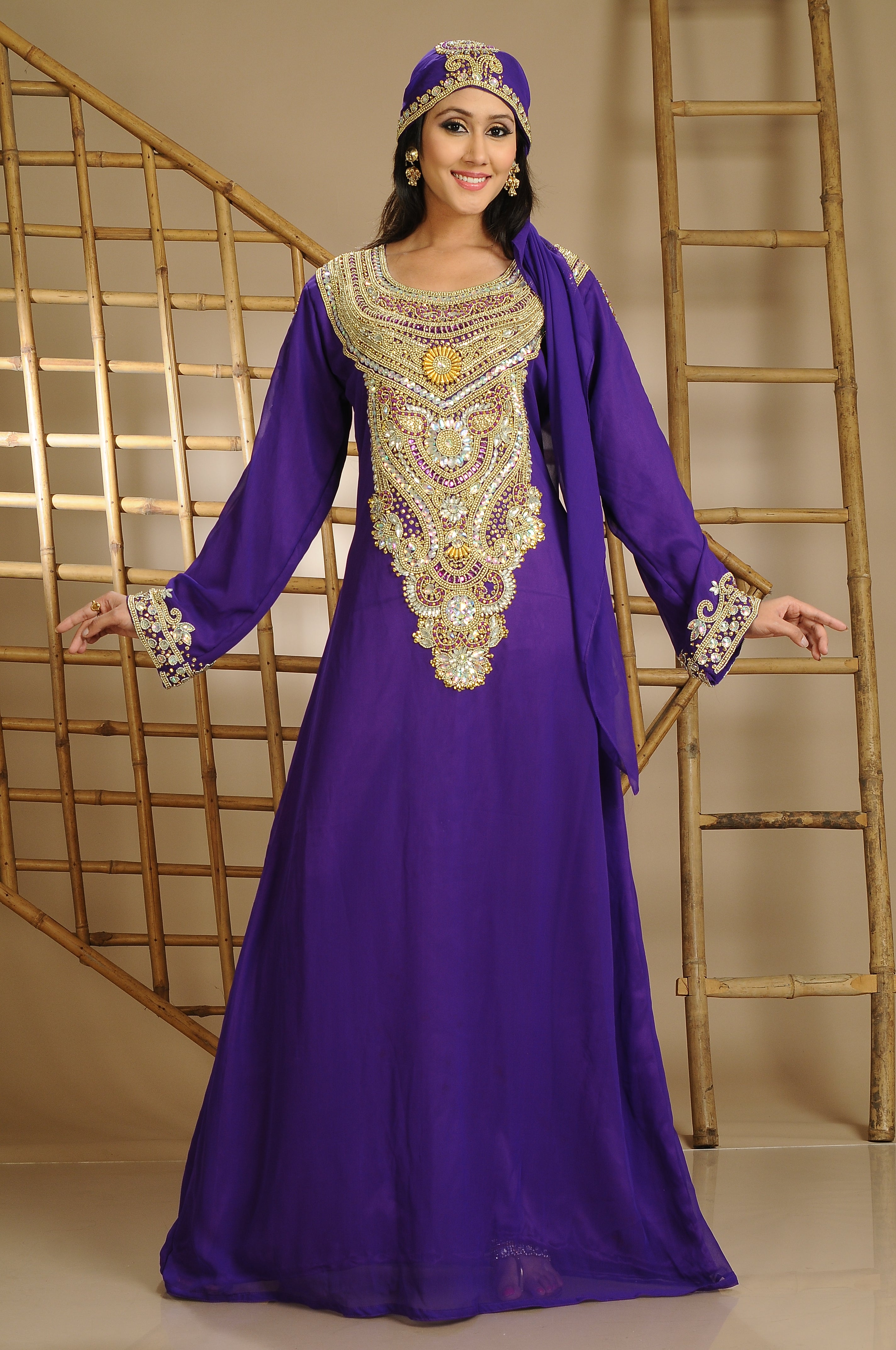 Ramadan Special A-Line Maxi Dress - Elegant Long Flowy Dress for Women - Perfect for Iftar, Eid Celebrations & Special Occasions