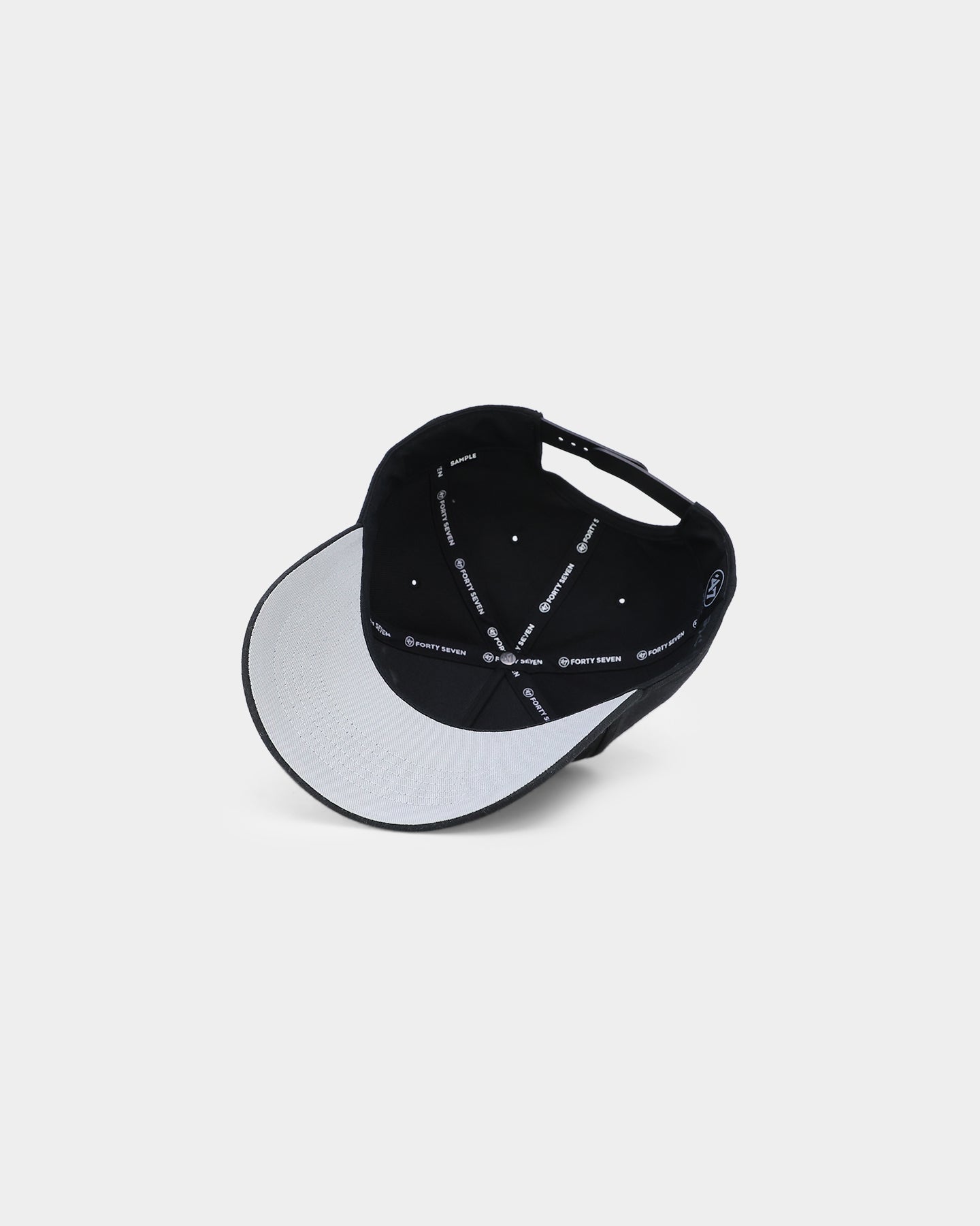 47 Brand Anaheim Ducks '47 MVP DT Snapback Black/White Adjustable Hat - Official NHL Hockey Cap for Men & Women - Perfect for Games, Sports Events & Casual Wear