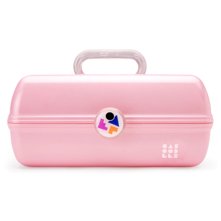 Caboodle On The Go Girl Makeup Organizer - Portable Cosmetic Case for Travel, School & Gym - Perfect for Teens & Women (Pink) | Compact Storage for Makeup Brushes, Lipsticks & Beauty Essentials