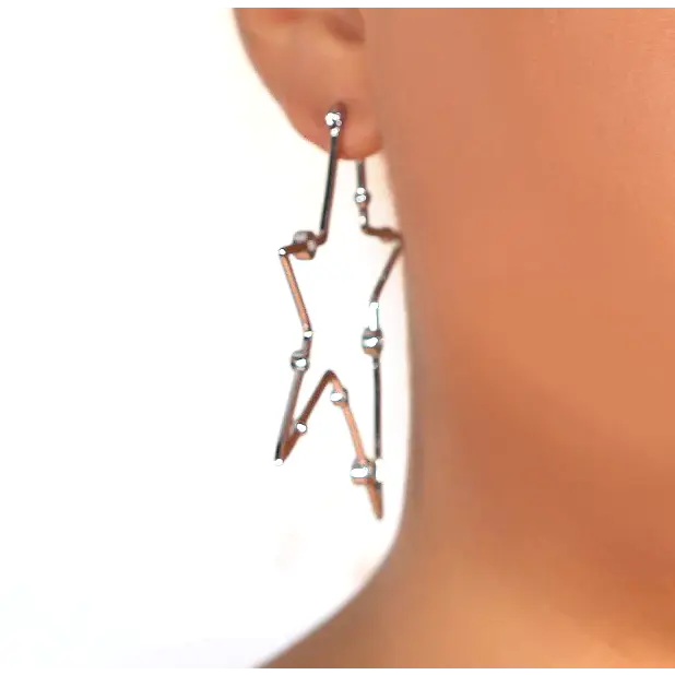 Lucy Hoop Earrings - Sterling Silver 14K Gold Plated Hoop Earrings for Women, Trendy Minimalist Circle Earrings | Perfect for Everyday Wear, Parties & Gifts
