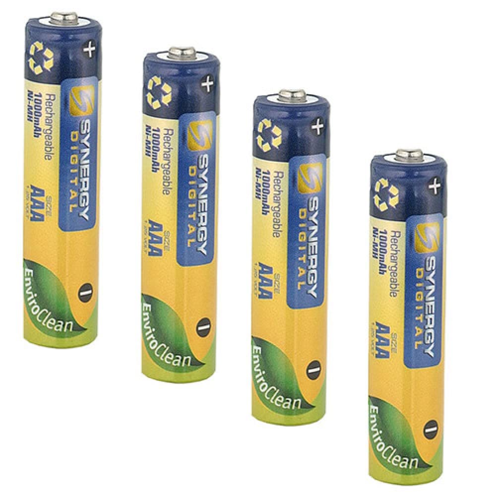 Synergy Digital Rechargeable Ni-MH Battery for Panasonic KX-TG4763 Cordless Phone - 1.2V 1000mAh High Capacity Replacement Battery - Perfect for Home & Office Communication