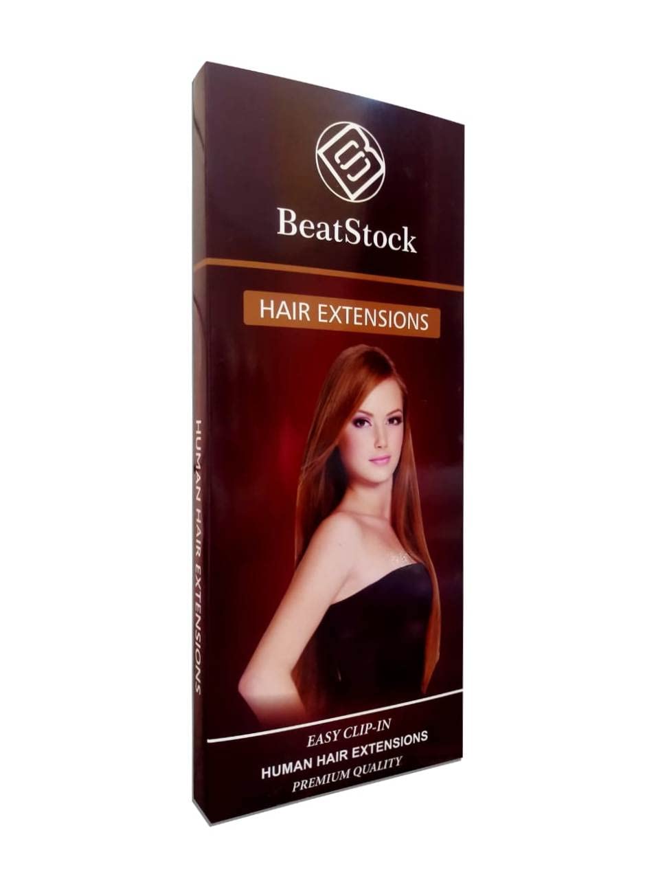BeatStock 5 Clip-in Silky Soft Curly Wavy Hair Extensions - Black Synthetic Fiber for Volume & Styling - Perfect for Parties, Weddings & Everyday Glam