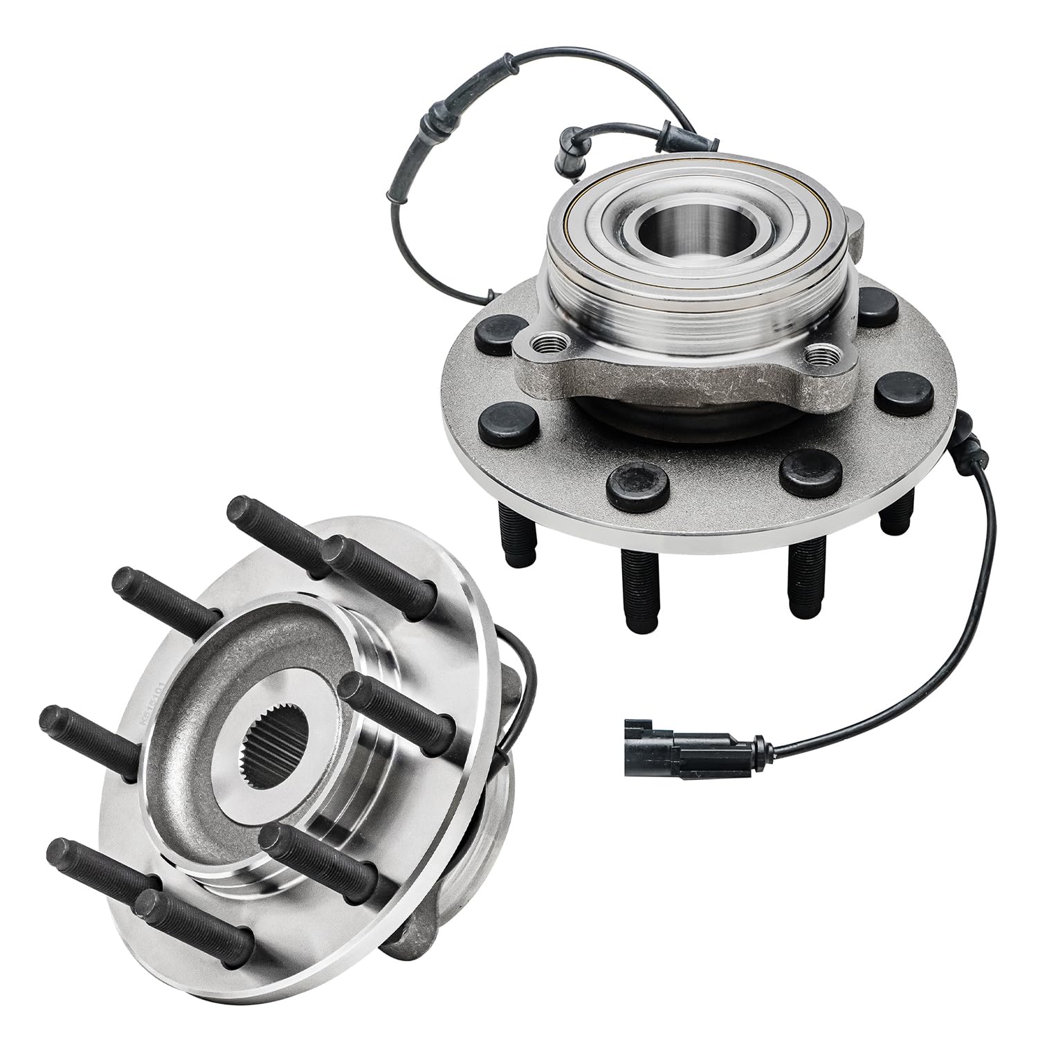Detroit Axle 4WD Front Wheel Bearing Hub Assembly for 2006-2008 Dodge Ram 2500 3500 (8-Lug Models) - Direct Replacement for 2007 Wheel Bearings & Hubs | Perfect for Off-Roading, Towing & Heavy-Duty Truck Maintenance