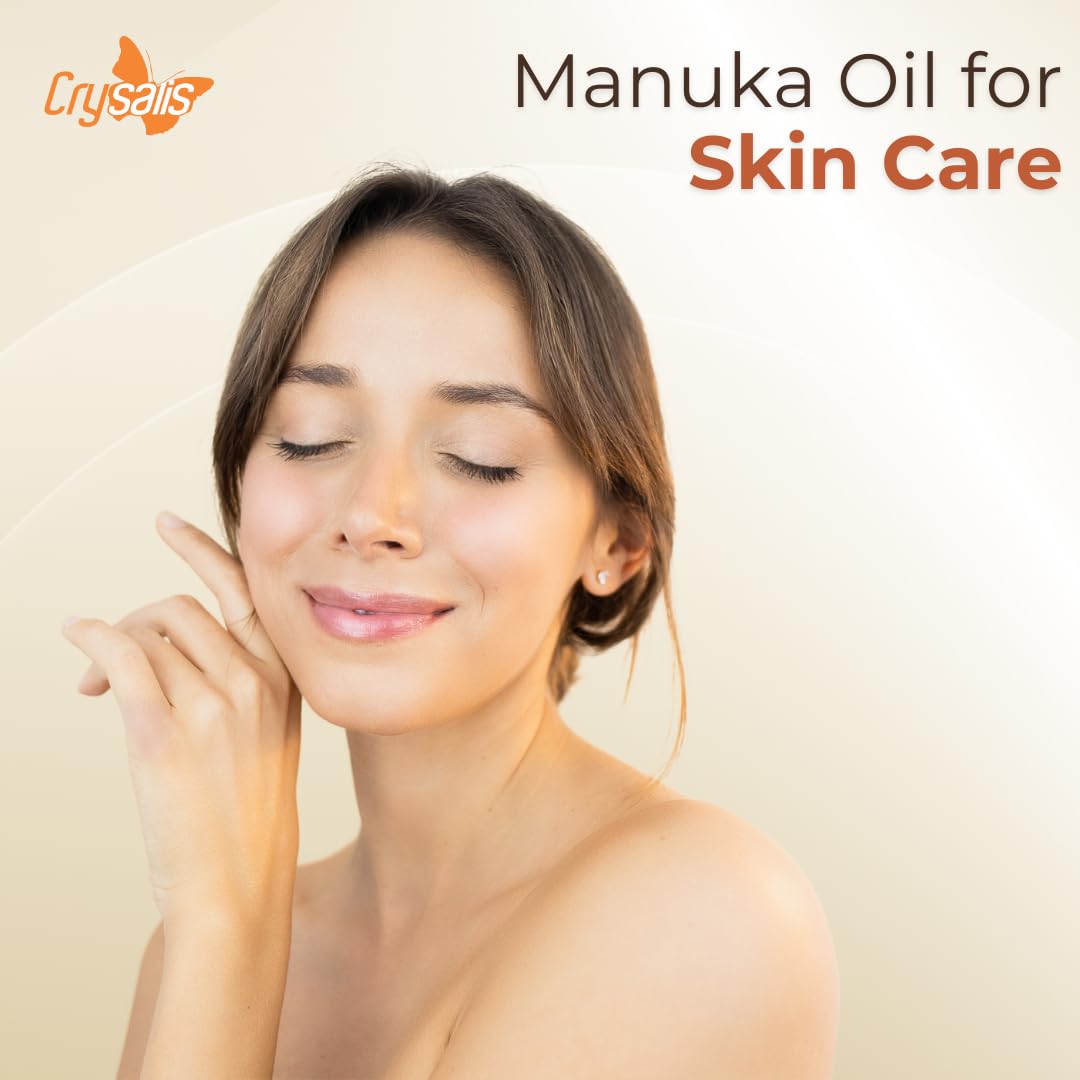 Pure Manuka Oil (Leptospermum Scoparium) 33.8 Fl Oz (1000ml) - 100% Natural Essential Oil for Aromatherapy, Skin Care & Home Remedies - Perfect for Diffusers, Massage & DIY Beauty Products
