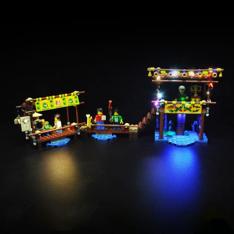 80103 LED Lighting Kit for Boat Racing Building Blocks - No Model Set Included - Classic Version Decorative Model Lamp - Perfect for DIY Projects, Home Decor, and Model Enthusiasts