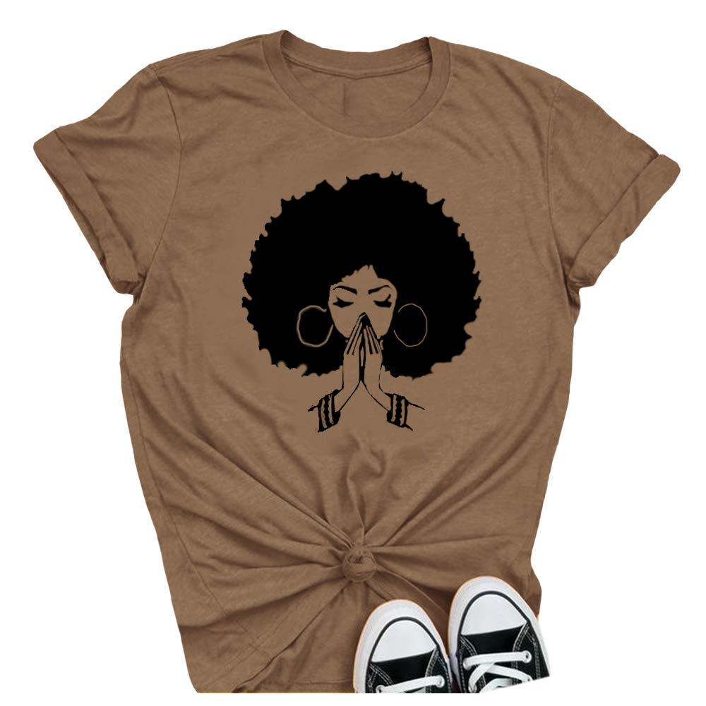 Qianxitang Women's Cute Graphic Print Cotton T-Shirt - Summer Casual Round Neck Short Sleeve Blouse for Women | Perfect for Beach Outings, Weekend Wear & Casual Dates