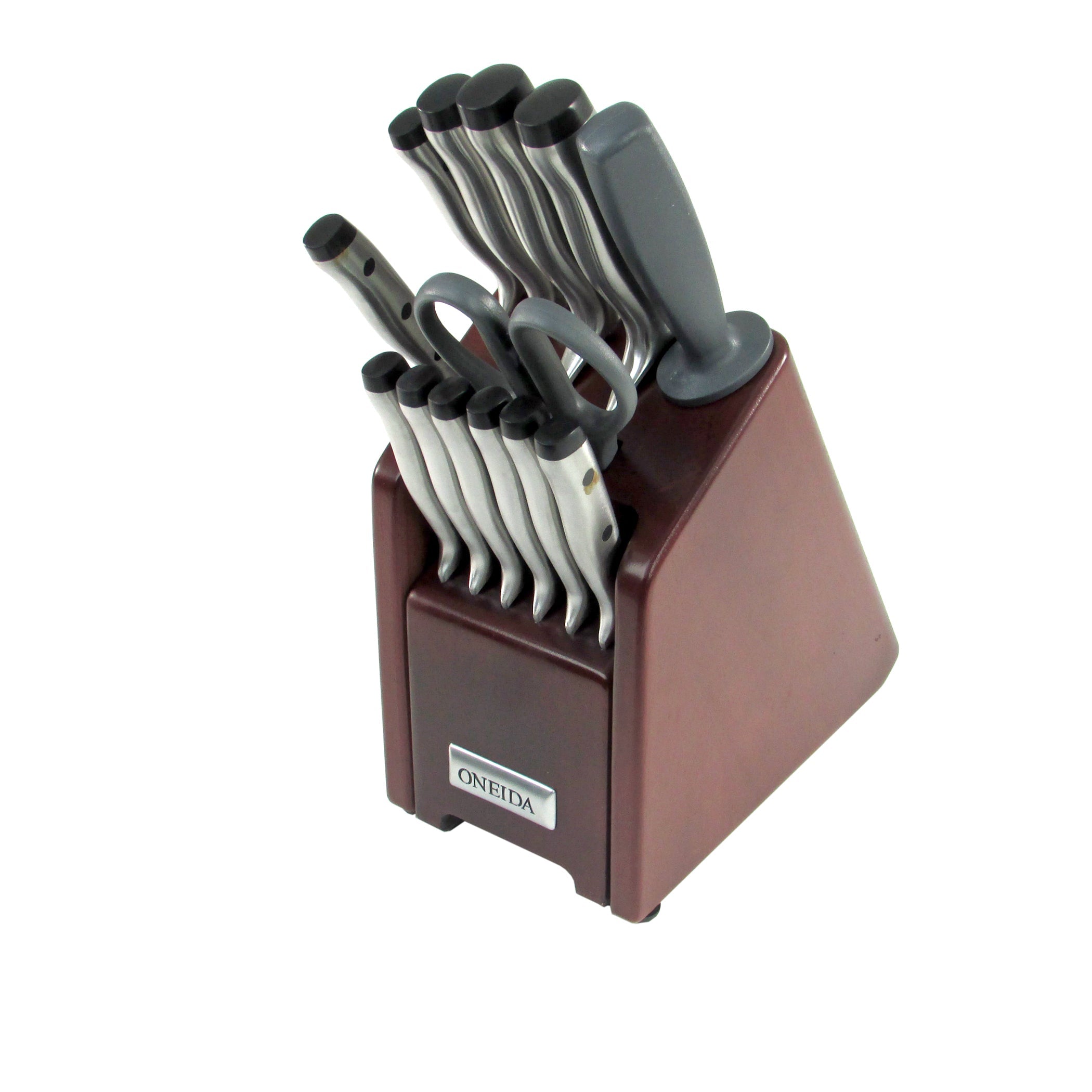 Premium Pro Series 14-Piece Stainless Steel Knife Block Set - High-Quality Kitchen Cutlery for Professional Chefs & Home Cooking - Perfect for Meal Prep, Slicing, Dicing & Food Presentation