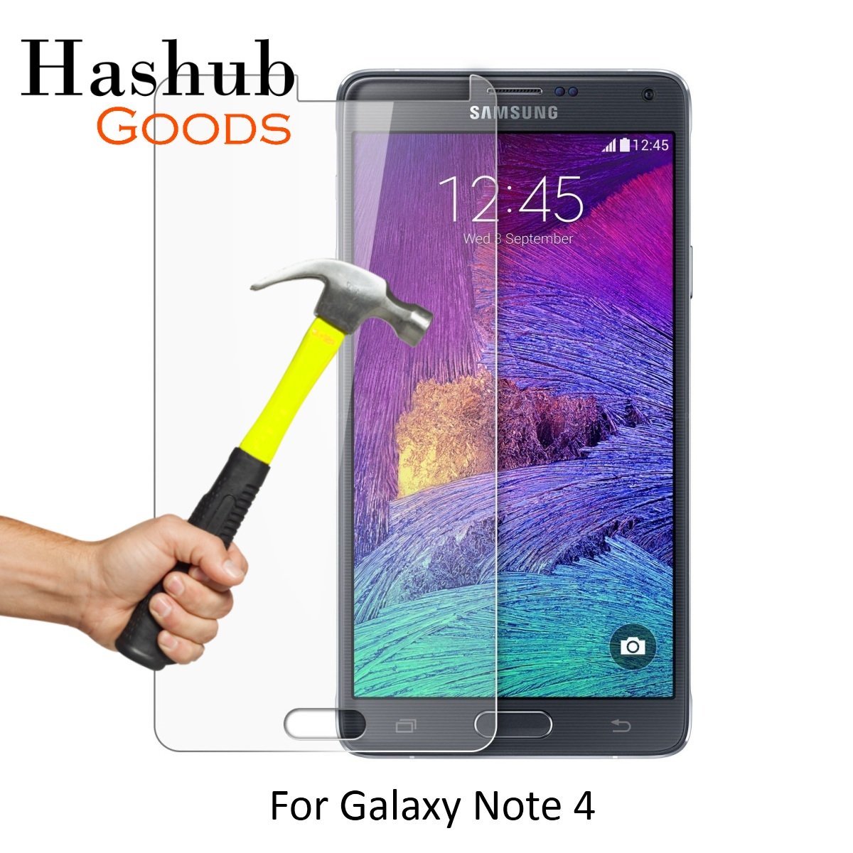 9H HD Clear Tempered Glass for Samsung Galaxy Note 4 - Scratch Protection