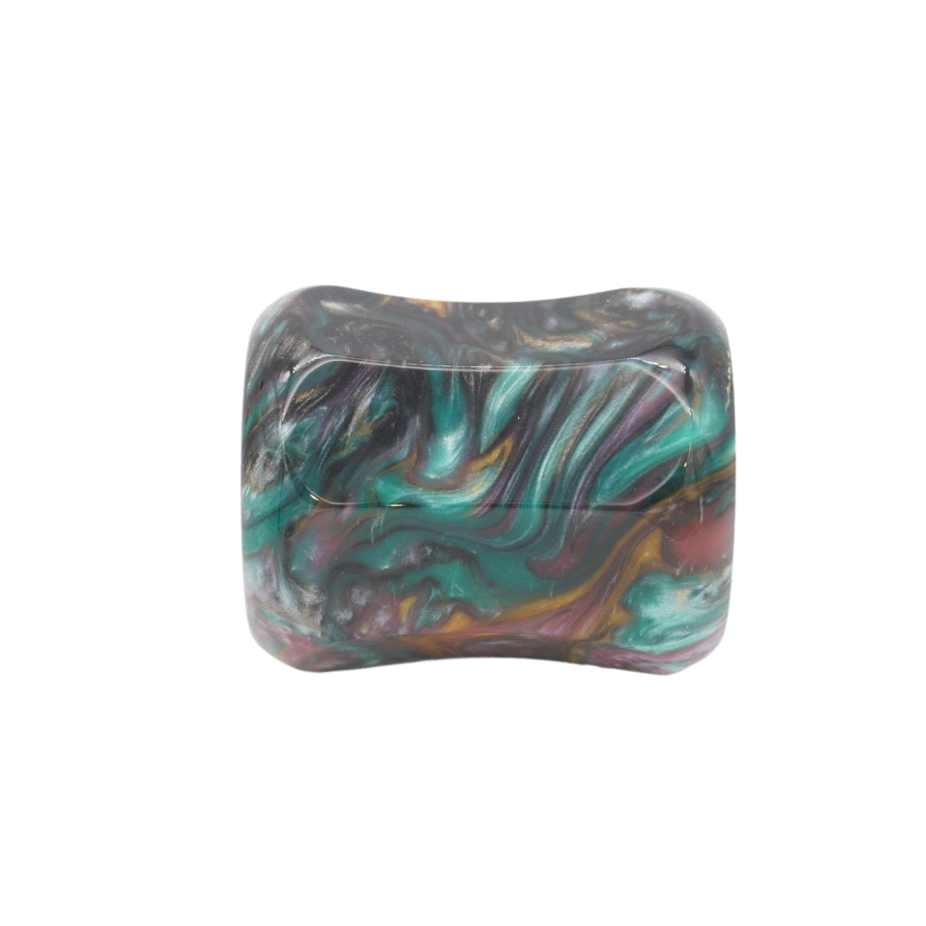 Premium Shavemac Dark Abalone Resin Handle #173 for 24mm & 26mm Shaving Brush Knots – Factory Second – Perfect for Wet Shaving & Barber Shop Grooming