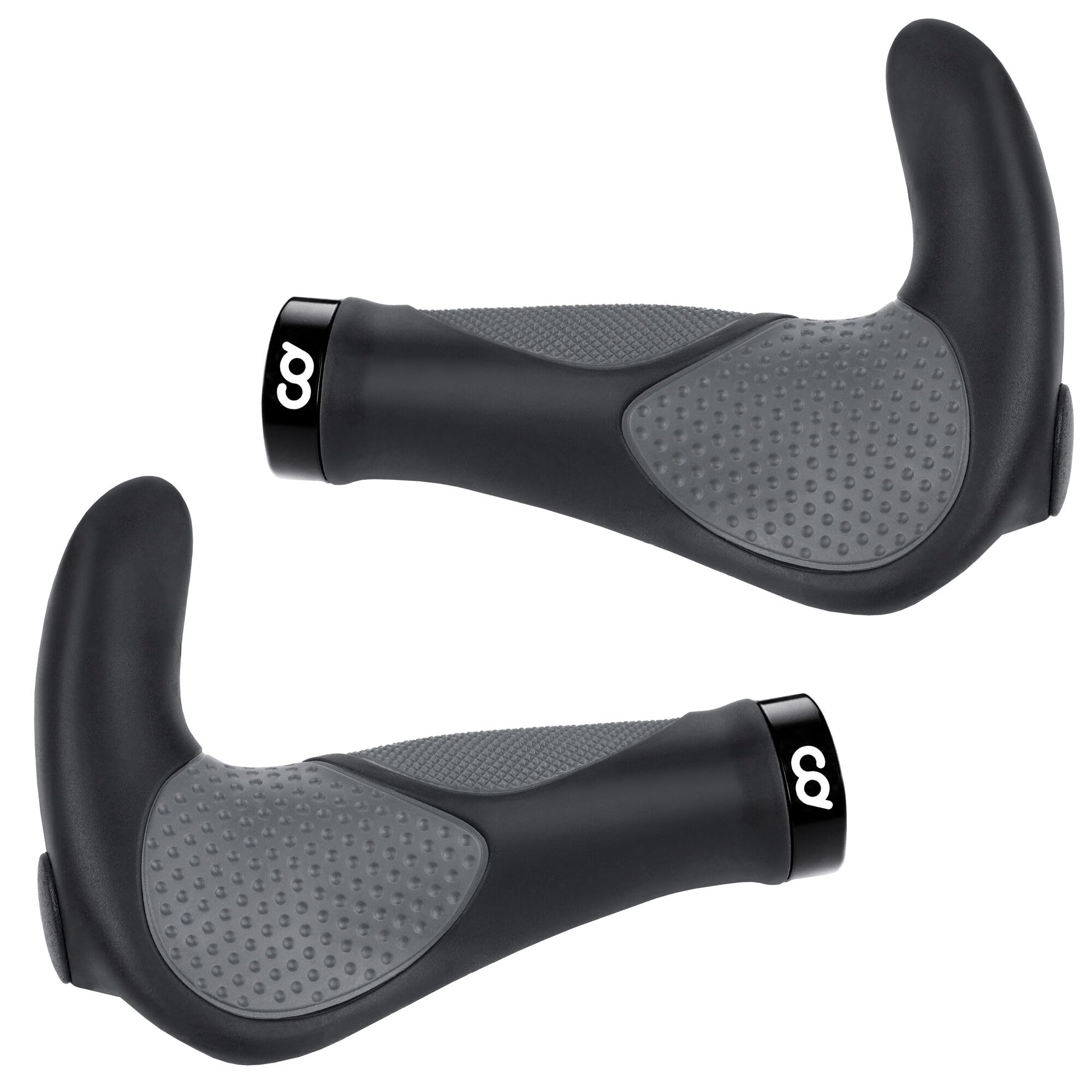 CyclingDeal Ergonomic Anti-Slip Mountain Bike Grips - Soft Gel Handlebar Grips for MTB, Road & Commuter Bikes | Perfect for Trail Riding, Urban Commuting & Long-Distance Cycling