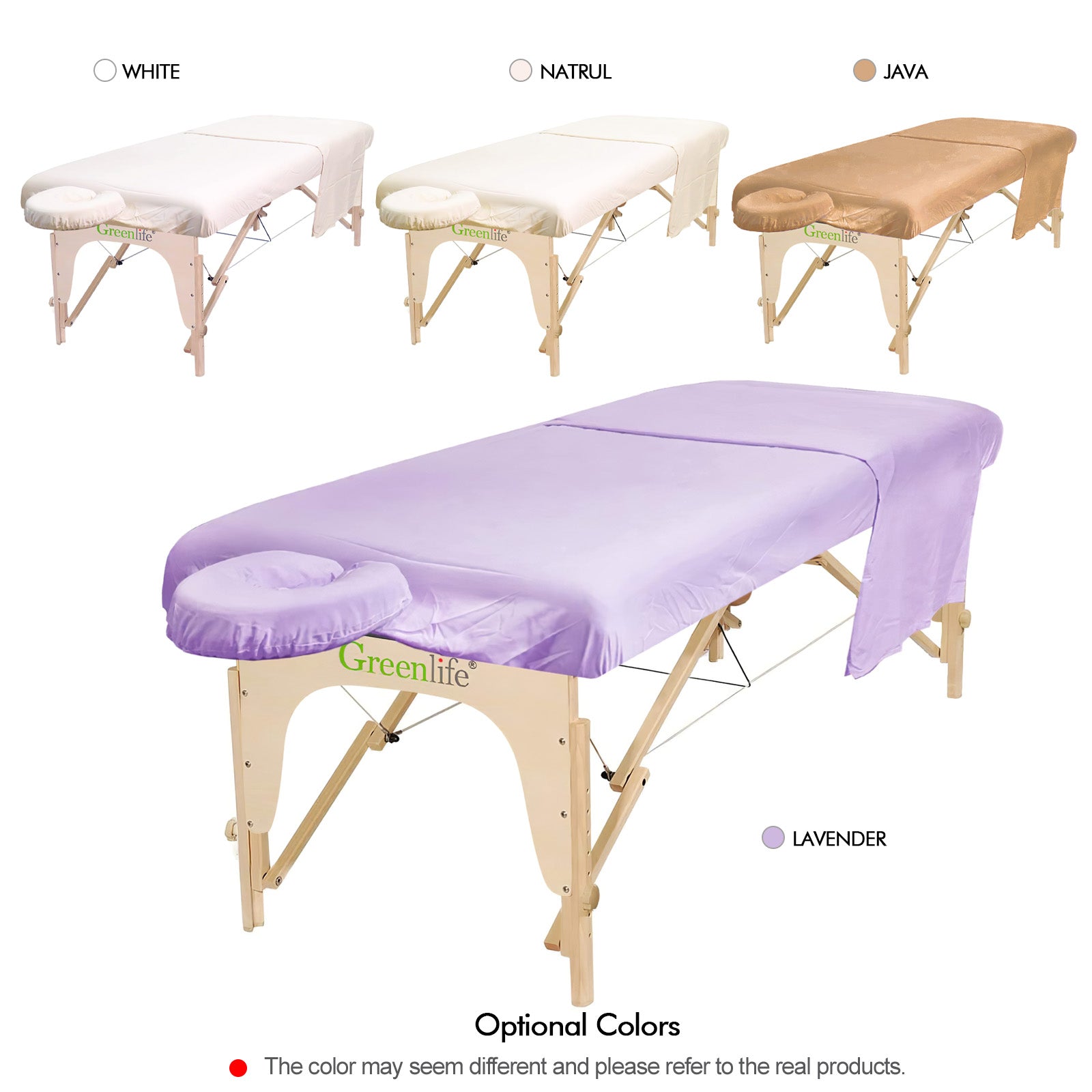 Premium Poly Cotton 3-Piece Massage Table Sheet Set - Soft, Durable & Hygienic - Perfect for Spa, Salon & Professional Massage Therapists