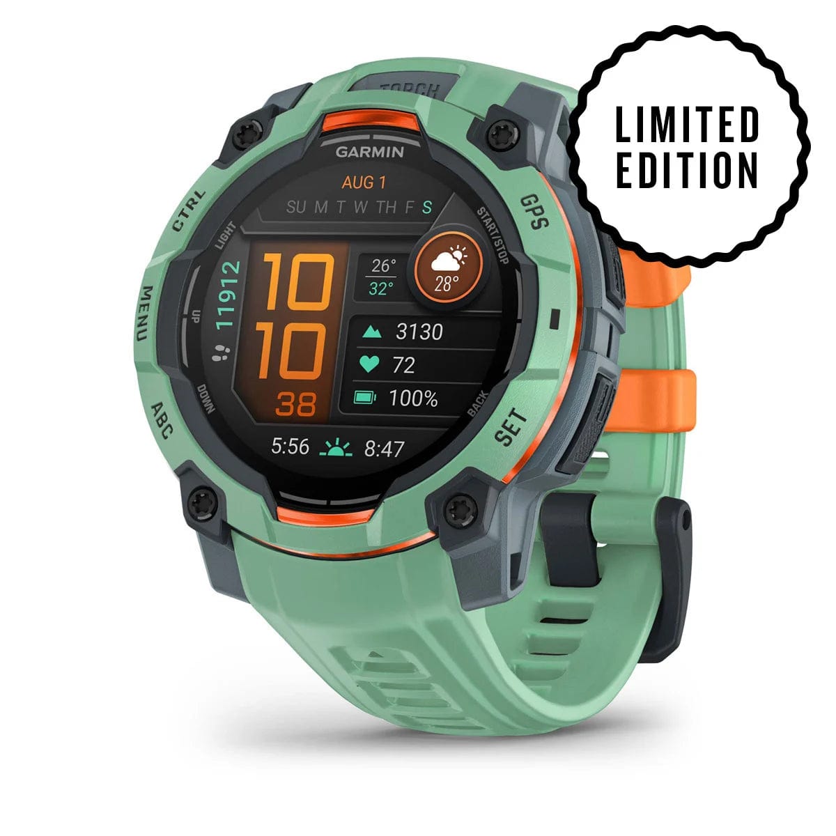 Garmin Instinct® 3 - Rugged GPS Smartwatch with Heart Rate Monitor, Multi-Sport Tracking & Solar Charging - Perfect for Hiking, Running, Cycling & Outdoor Adventures