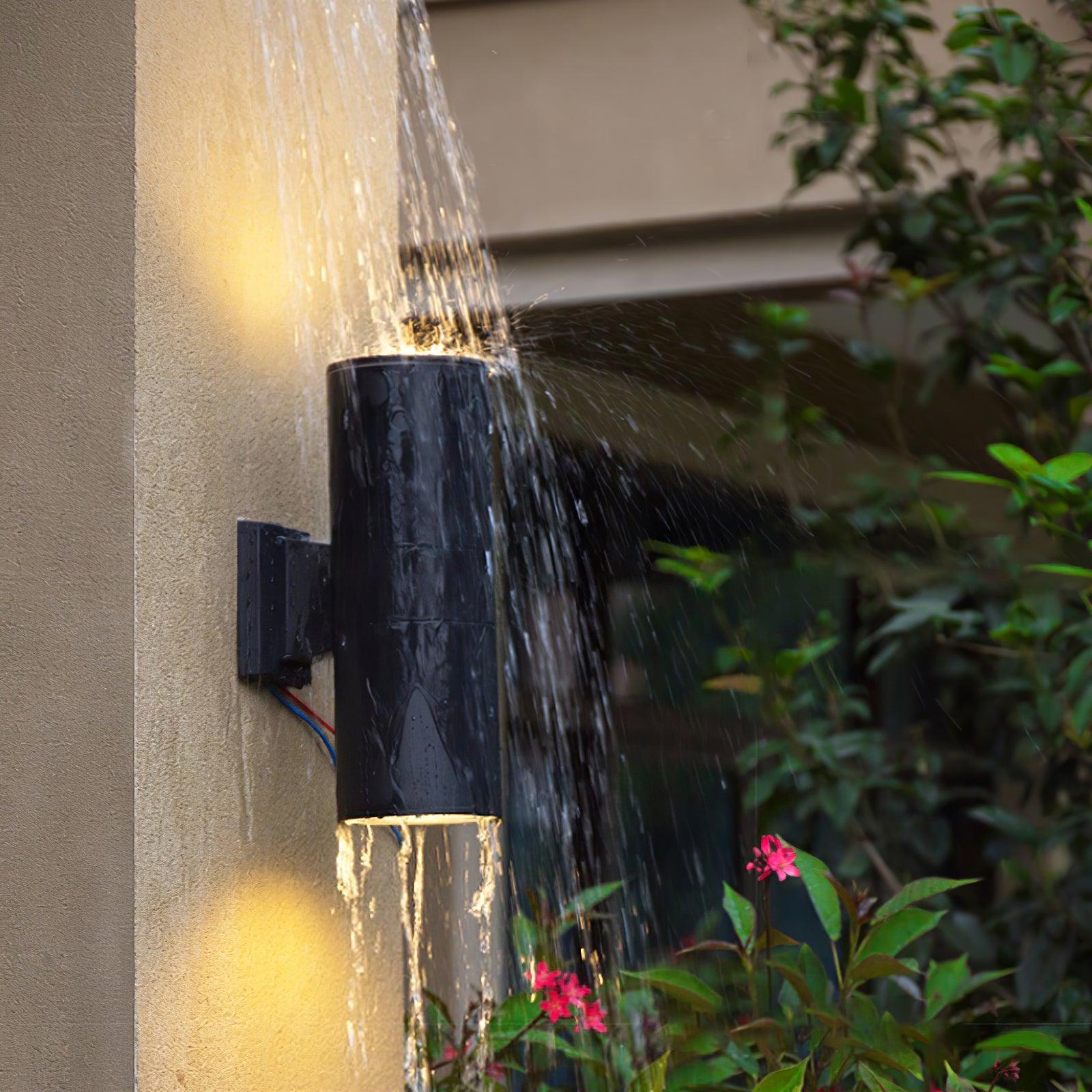Modern Cylindrical Outdoor Wall Light - Weatherproof LED Sconce for Porch, Patio & Garden - Durable Exterior Lighting for Home & Commercial Use