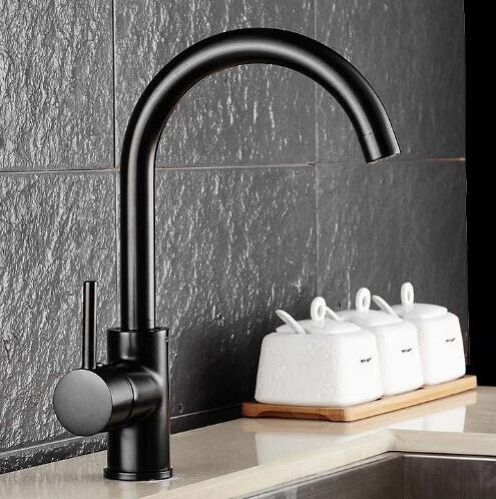 Premium Brass Kitchen Faucet with 360° Swivel Spout - FairUo High Pressure Pull Down Sprayer Mixer Tap for Modern Sinks | Perfect for Cooking, Dishwashing & Home Renovation