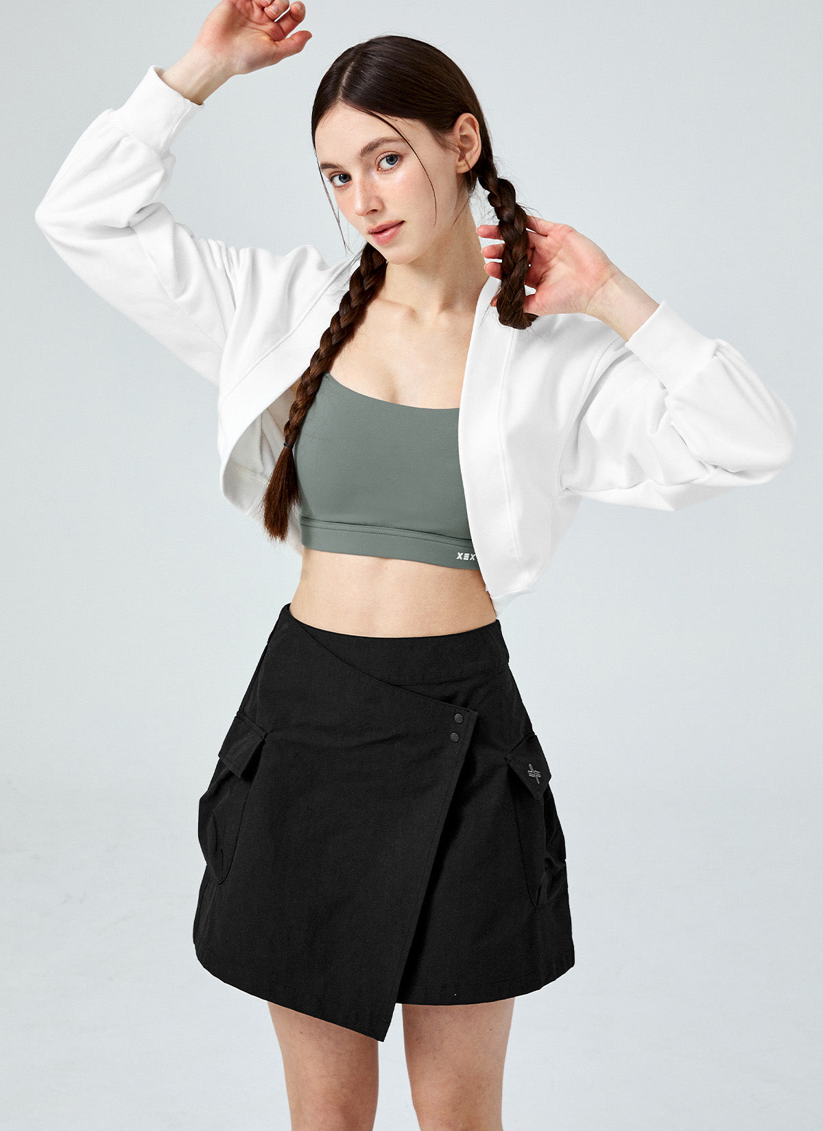 Stylish Dual Grip Layered Wrap Skirt for Women - Comfortable & Fashionable Skirt for Casual Wear, Beach, Travel & Summer Outfits
