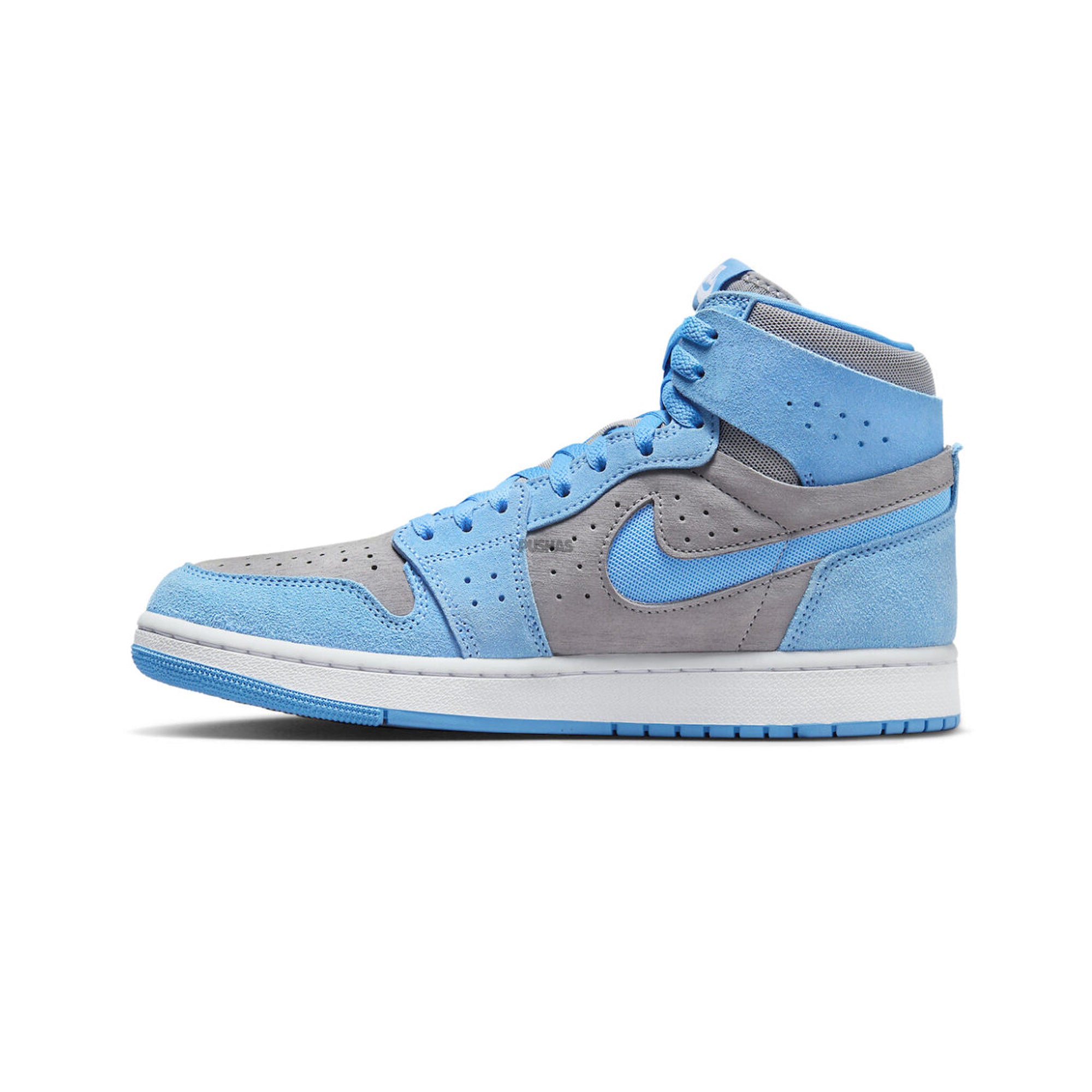 Air Jordan 1 High Zoom Air CMFT 2 'Cement University Blue' Basketball Shoes (2023) - Men's Sneakers for Casual Wear, Street Fashion & Court Performance