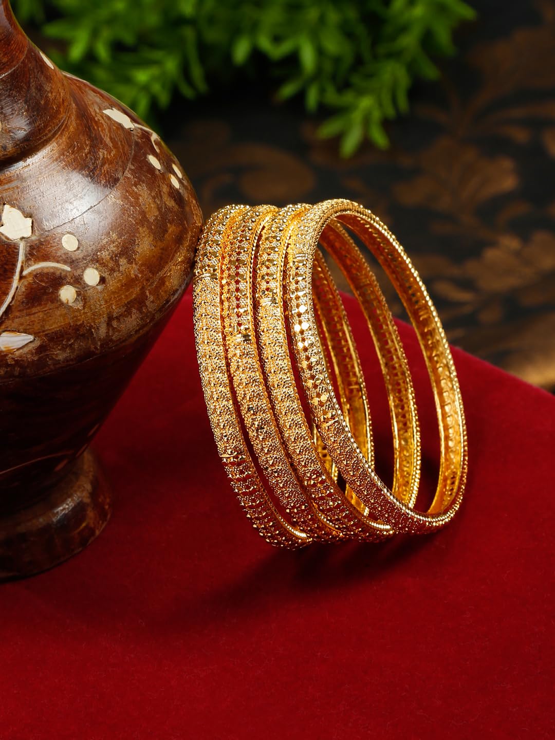 YouBella Gold Plated Bracelet for Women - Elegant Fashion Jewelry Bangle - Perfect for Parties, Weddings & Everyday Wear