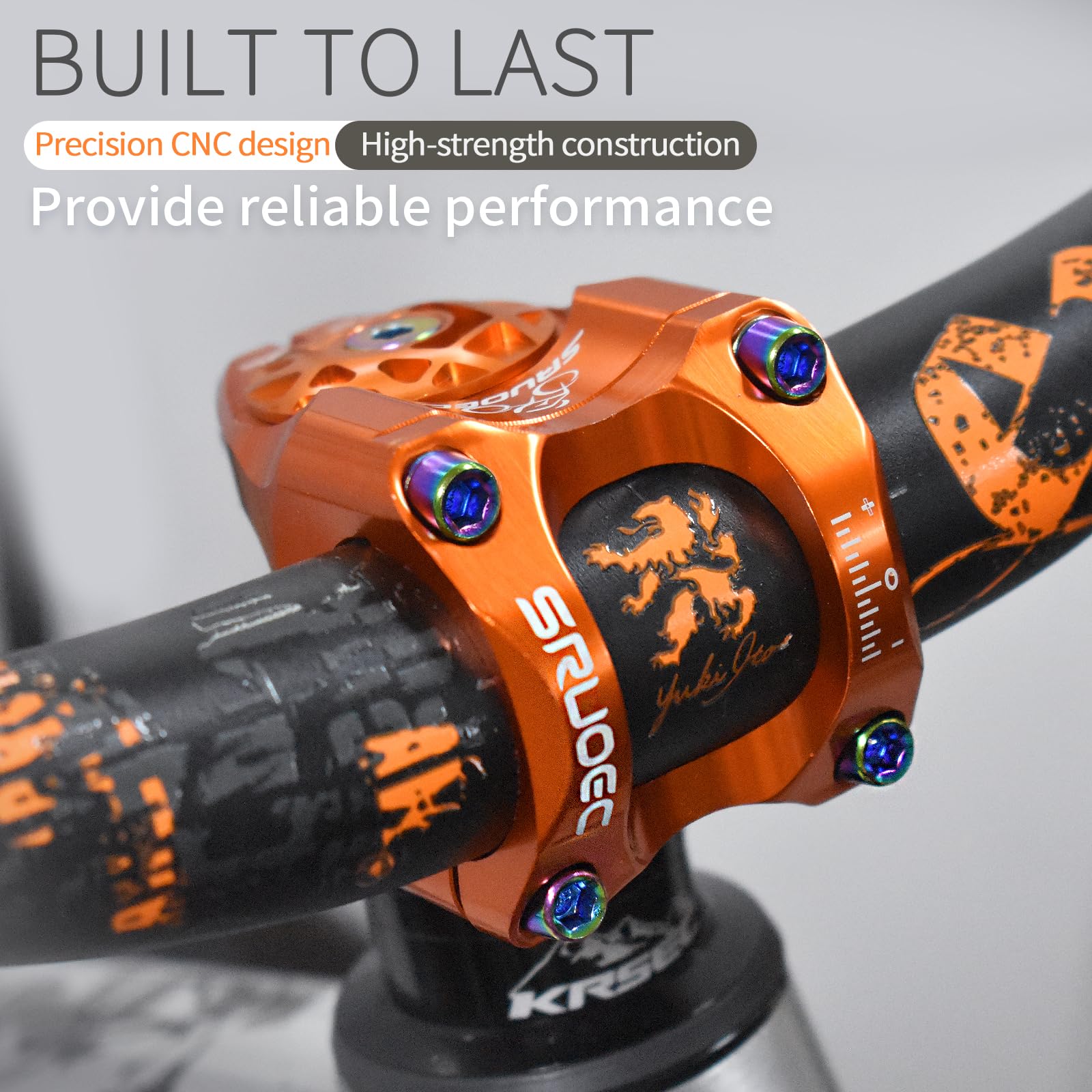 31.8mm x 28.6mm Bike Stems - 35mm Short Handlebar Stem for Mountain, Road, Track, BMX & Fixed Gear Bikes | Durable MTB Stem for Downhill & Cycling | Perfect for Commuting, Trail Riding & Urban Cycling
