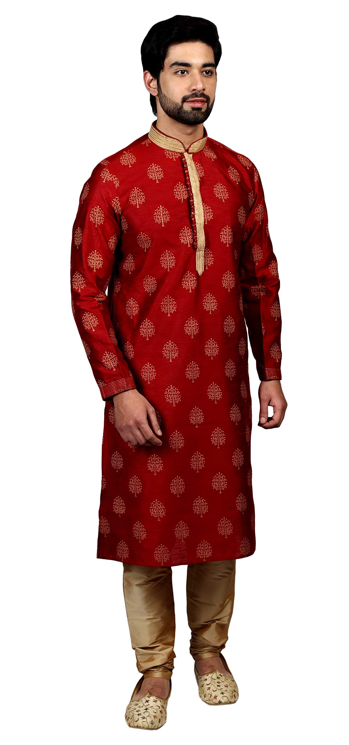 Stylish Tathastu Men's Kurta Pyjama Set - Traditional Indian Cotton Kurta & Pajama for Men - Perfect for Diwali, Weddings & Festive Occasions