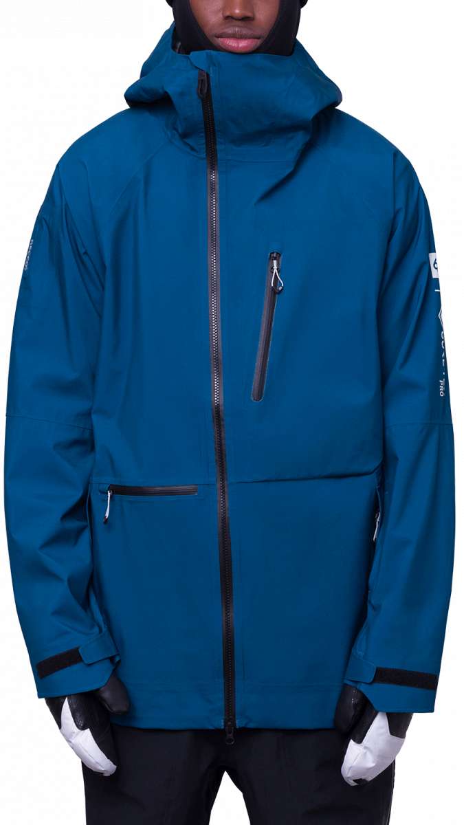 686 3L GORE-TEX Hydra Thermagraph Jacket for Men 2024 - Waterproof Snowboard & Ski Jacket for Winter Sports and Outdoor Adventures