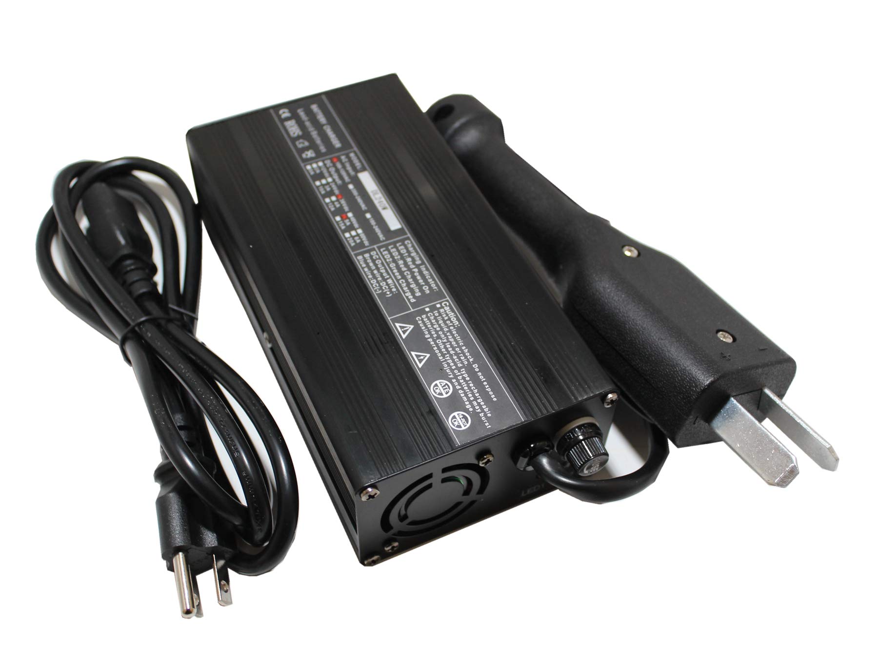 36V 5A Golf Cart Charger for Club Car, EZGO, Yamaha - Fast Charging & Durable