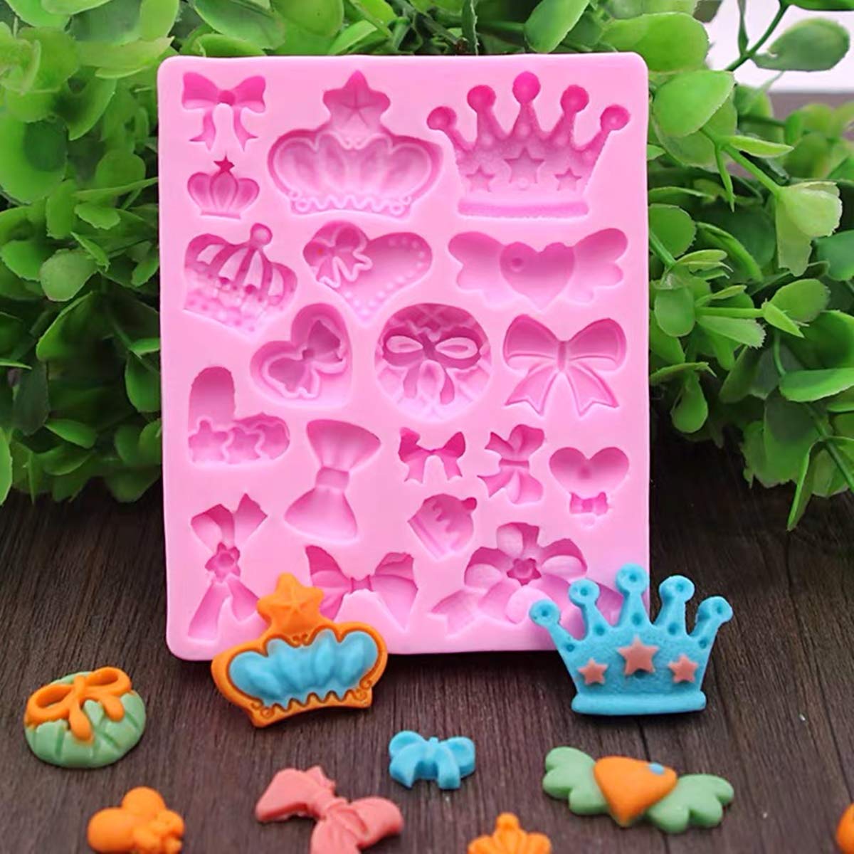 3-Piece Silicone Bow Fondant Molds Set - DIY Cake Decorating Tools for Baking, Homemade Cookies & Cupcakes - Perfect for Birthday Parties, Wedding Cakes & Holiday Treats