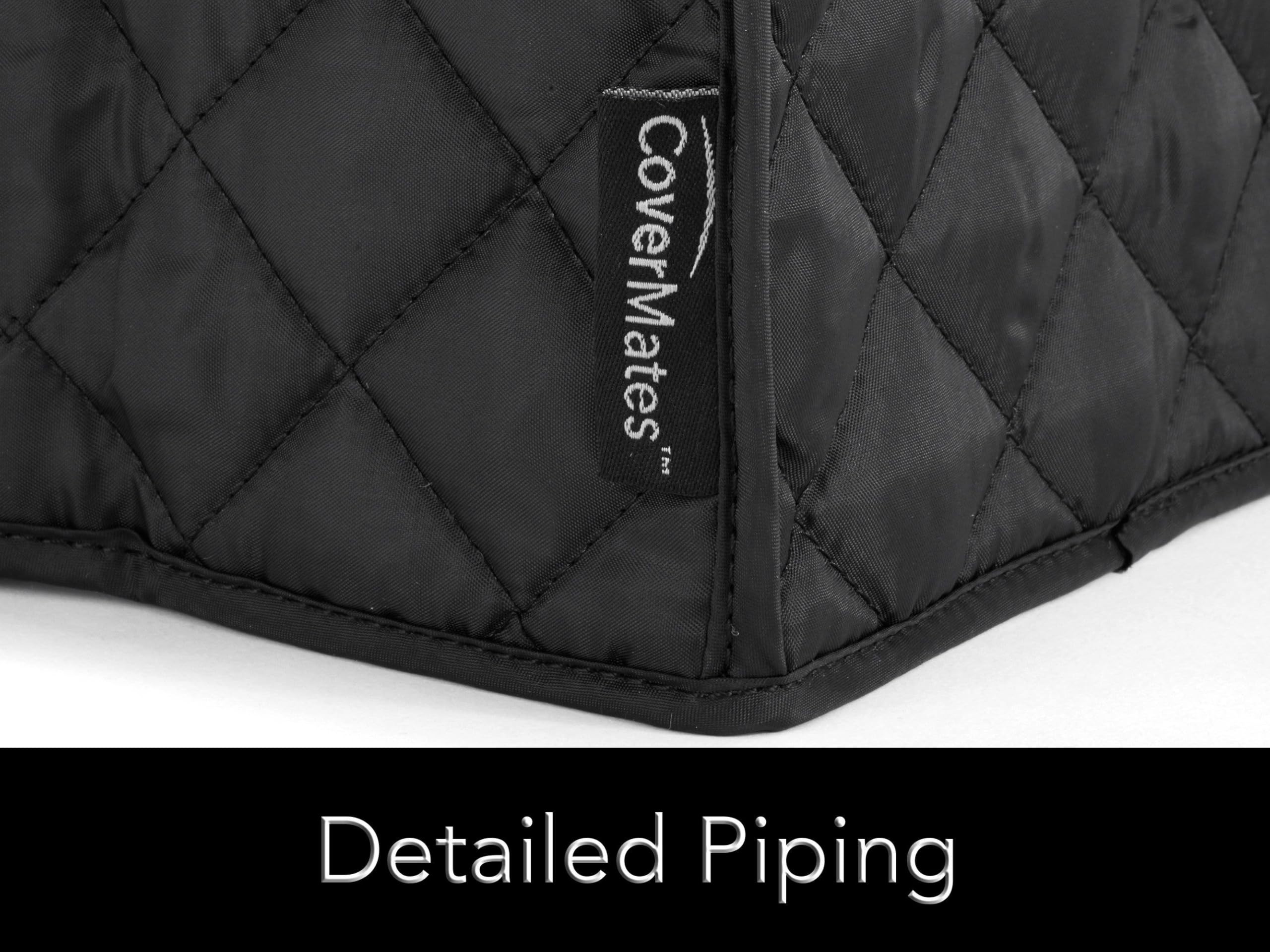 Covermates Keepsakes Slow Cooker Cover – Dust Protection, Stain Resistant & Washable Appliance Cover (Black) – Perfect for Kitchen Countertop Storage & Small Appliance Protection