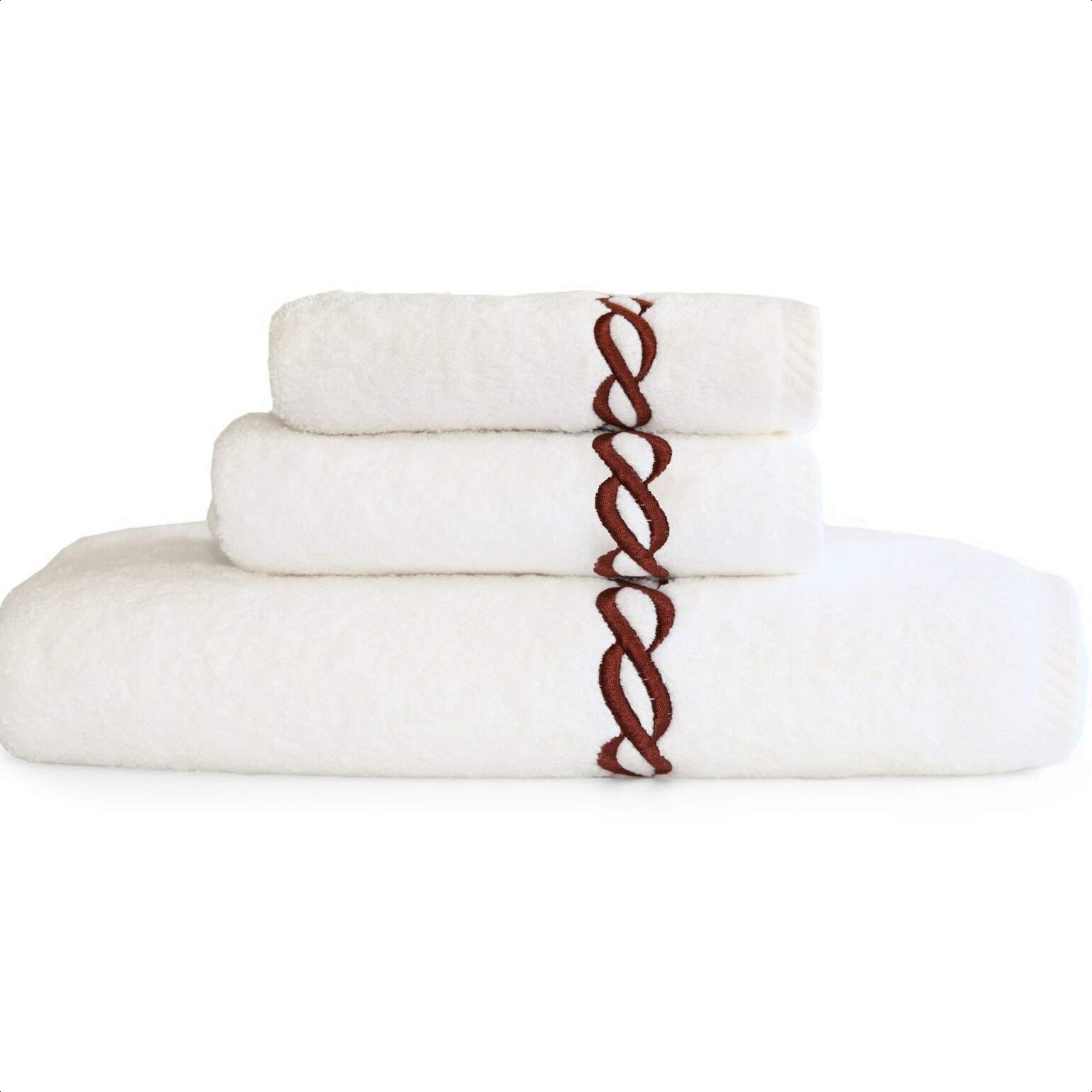 Premium 3-Piece Turkish Cotton Towel Set - Ultra Soft, Highly Absorbent Bath & Hand Towels for Spa, Gym, and Luxury Home Use