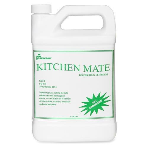 Kitchen Mate Dishwashing Detergent - 1 Gallon Bottle | Powerful & Eco-Friendly Dish Soap for Hand Washing | Perfect for Home, Restaurant & Commercial Kitchen Use