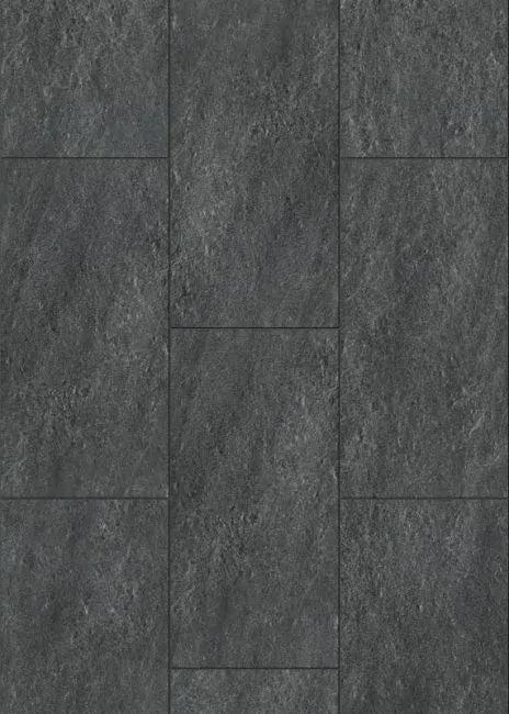Coretec Plus Embra Slate 12x24 Waterproof Luxury Vinyl Tile - Durable Flooring for Kitchen, Bathroom & Basement