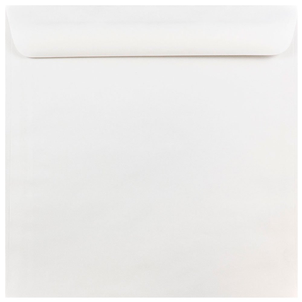 JAM PAPER 10x10 Large Square Invitation Envelopes - White - Bulk Pack of 250 - Perfect for Weddings, Parties, Greeting Cards & Business Correspondence