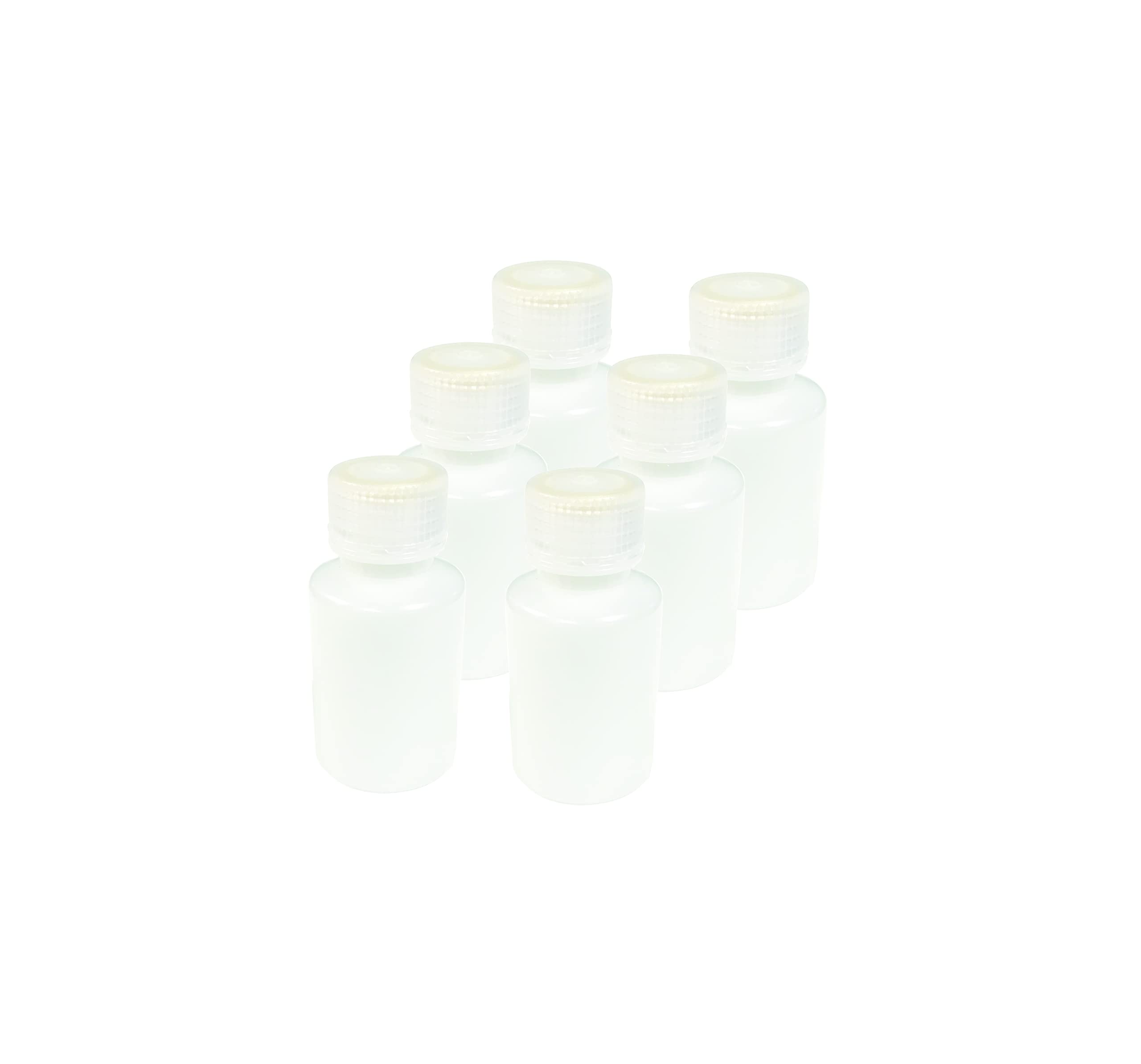 Leak Proof Travel Bottles for Toiletries - 3oz TSA Approved Clear Plastic Bottles with Secure Lined Polypropylene Lids (Pack of 6) - Perfect for Air Travel, Gym, Camping & Daily Essentials