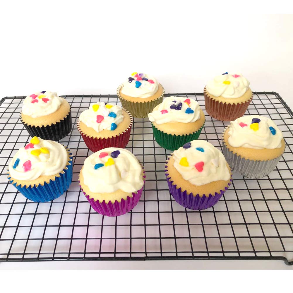 Premium Gold Foil Cupcake Liners - 240 Count Standard Baking Cups for Weddings, Birthday Parties, Baby Showers & Special Events - Elegant Dessert Presentation for Professional Bakers & Home Baking