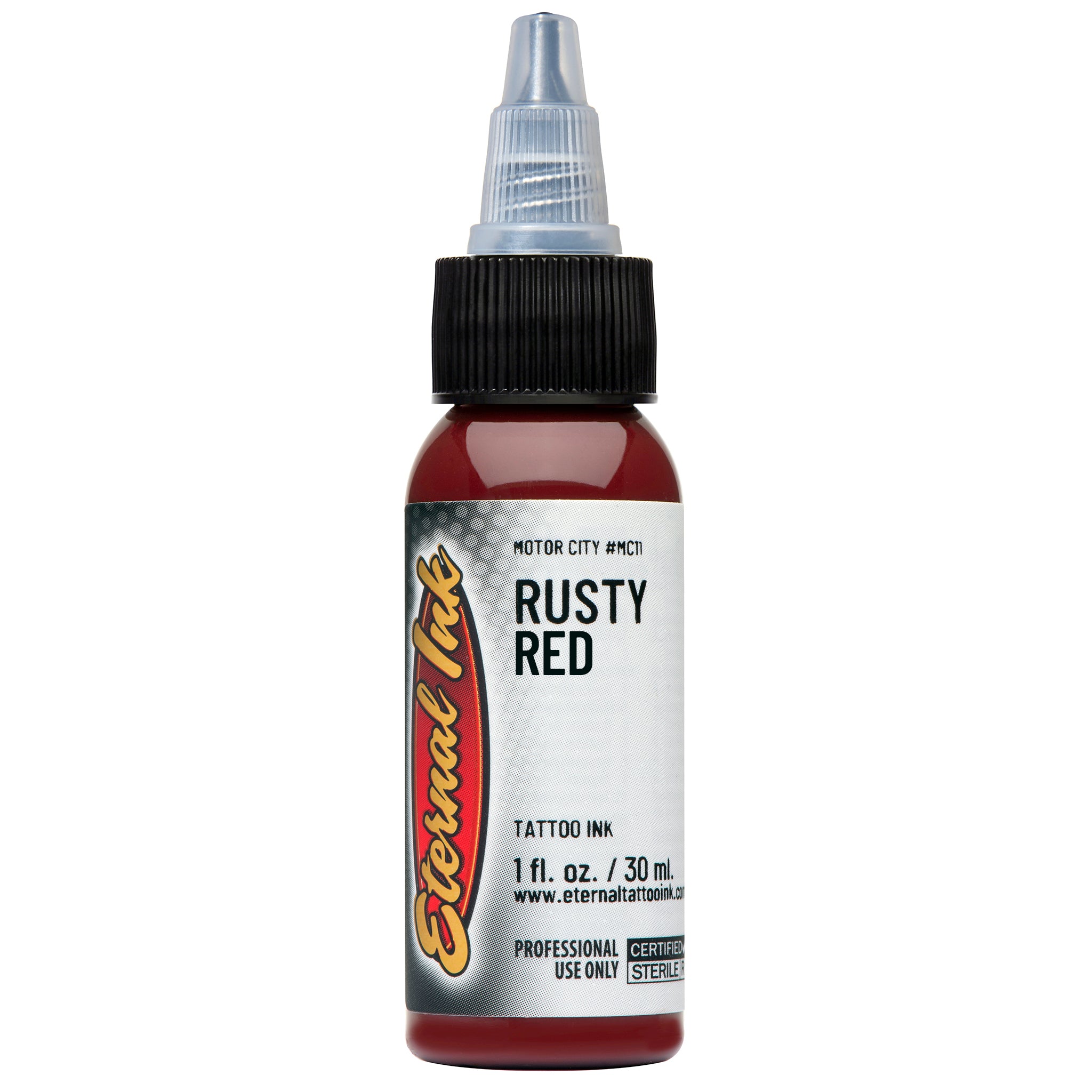 Eternal Motor City Rusty Red Ink 1oz - Premium Alcohol-Based Ink for Model Cars, DIY Crafts & Artistic Projects