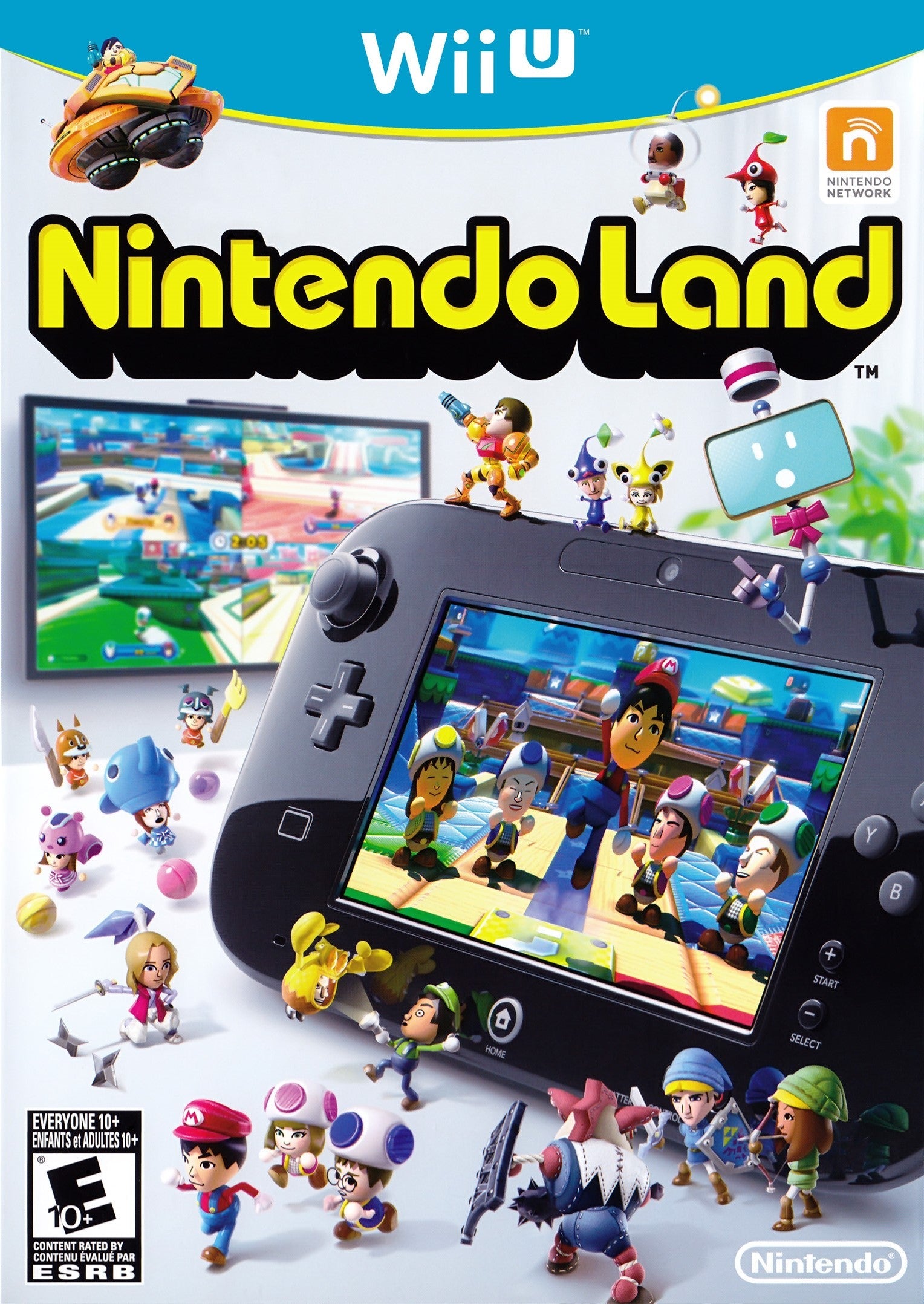 Nintendo Land Wii U Video Game - Pre-Owned & Tested | Fun Family Party Game for Wii U Console